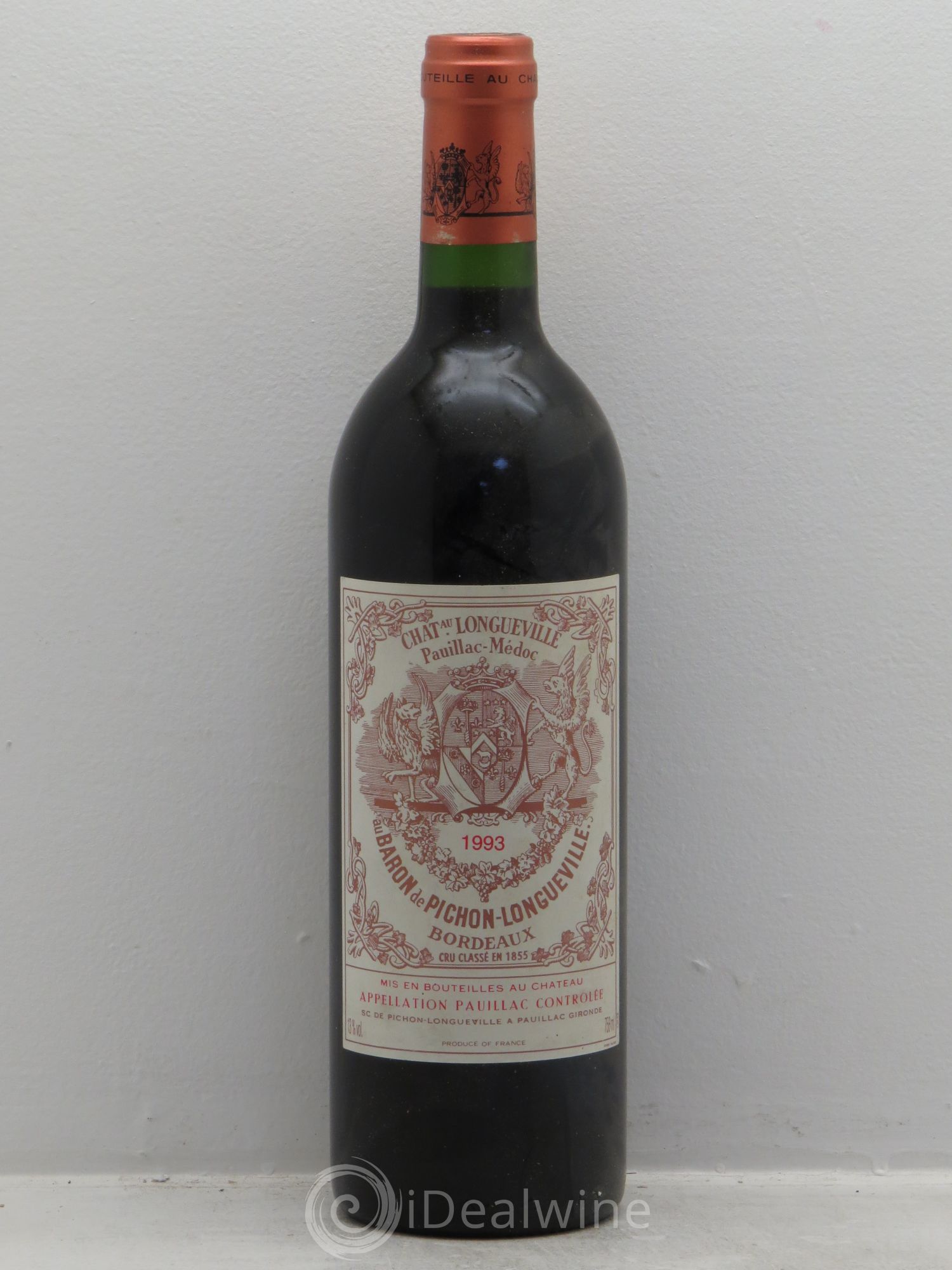 Pichon Longueville Baron 2ème Grand Cru Classé 1993 - Lot de 1 bouteille - 0