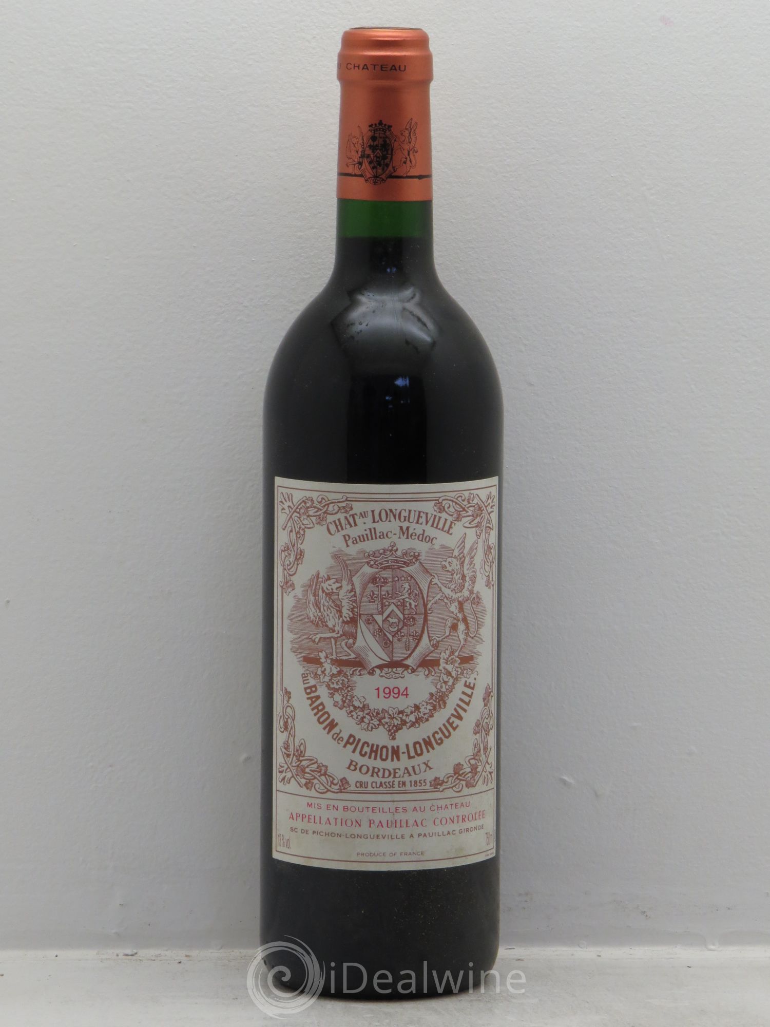 Pichon Longueville Baron 2ème Grand Cru Classé 1994 - Lot de 1 bouteille - 0