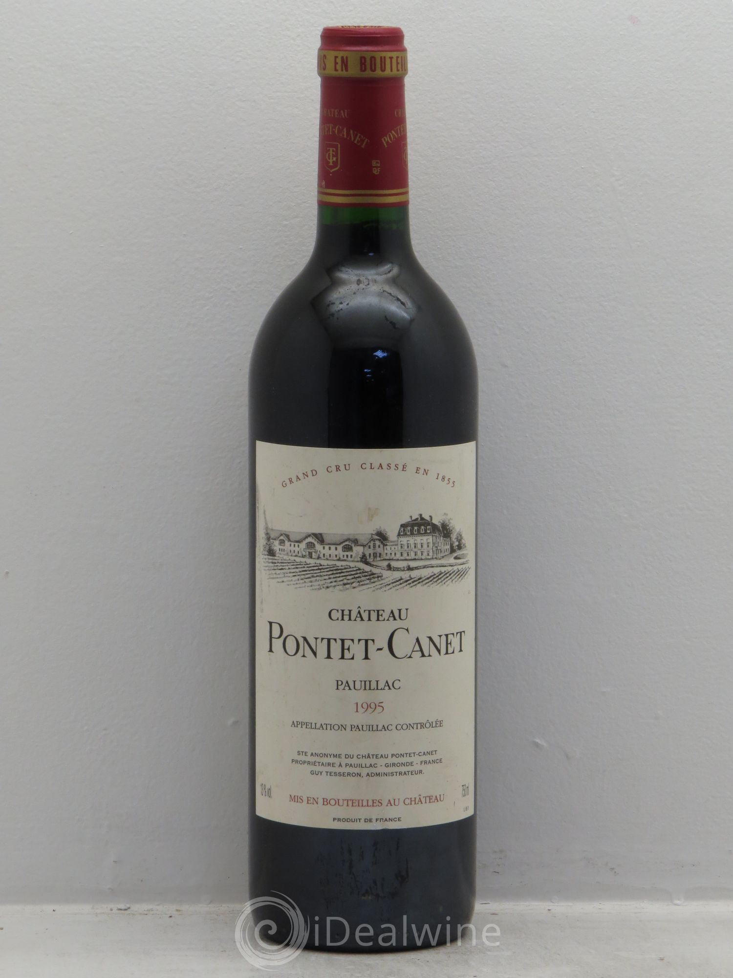 Château Pontet Canet 5ème Grand Cru Classé 1995 - Lot de 1 bouteille - 0