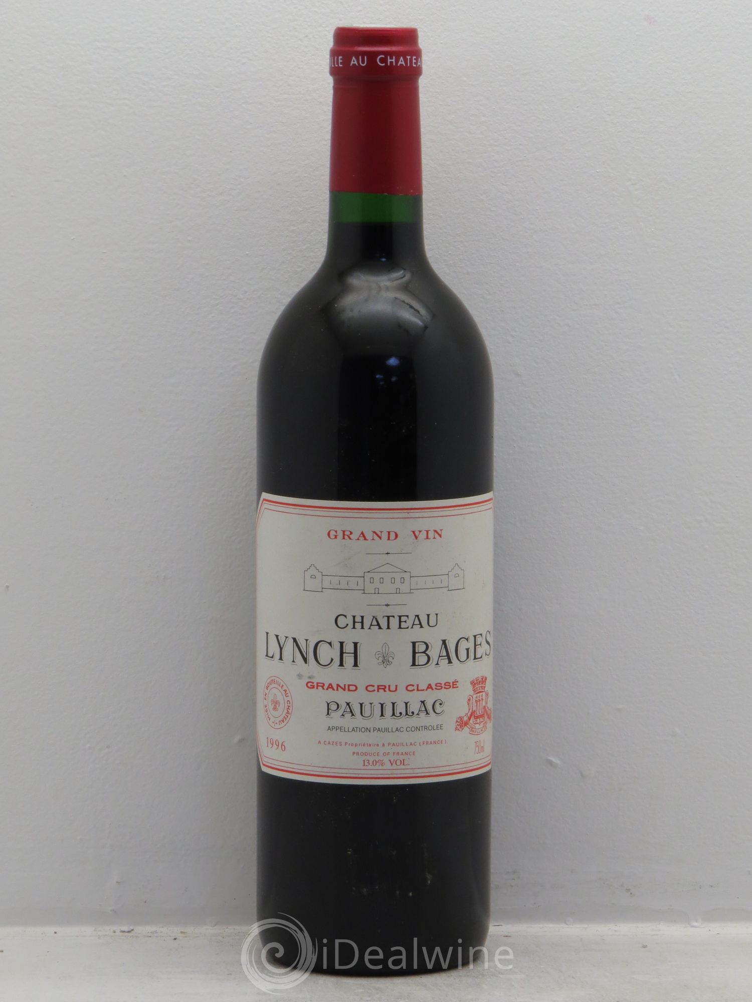 Château Lynch Bages 5ème Grand Cru Classé 1996 - Lot de 1 bouteille - 0