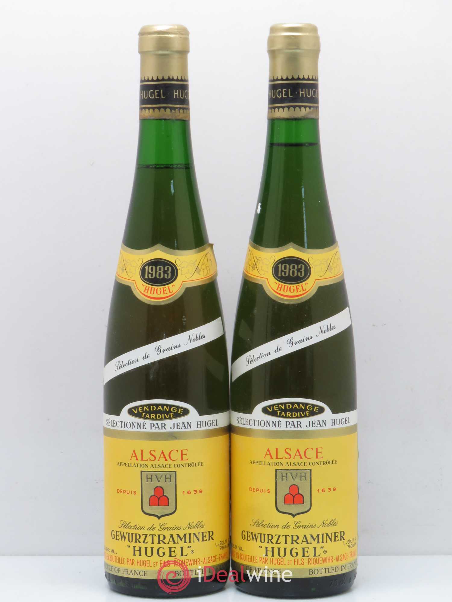 Gewurztraminer Sélection de Grains Nobles Hugel (Domaine) 1983 - Lotto di 2 bottiglie - 0