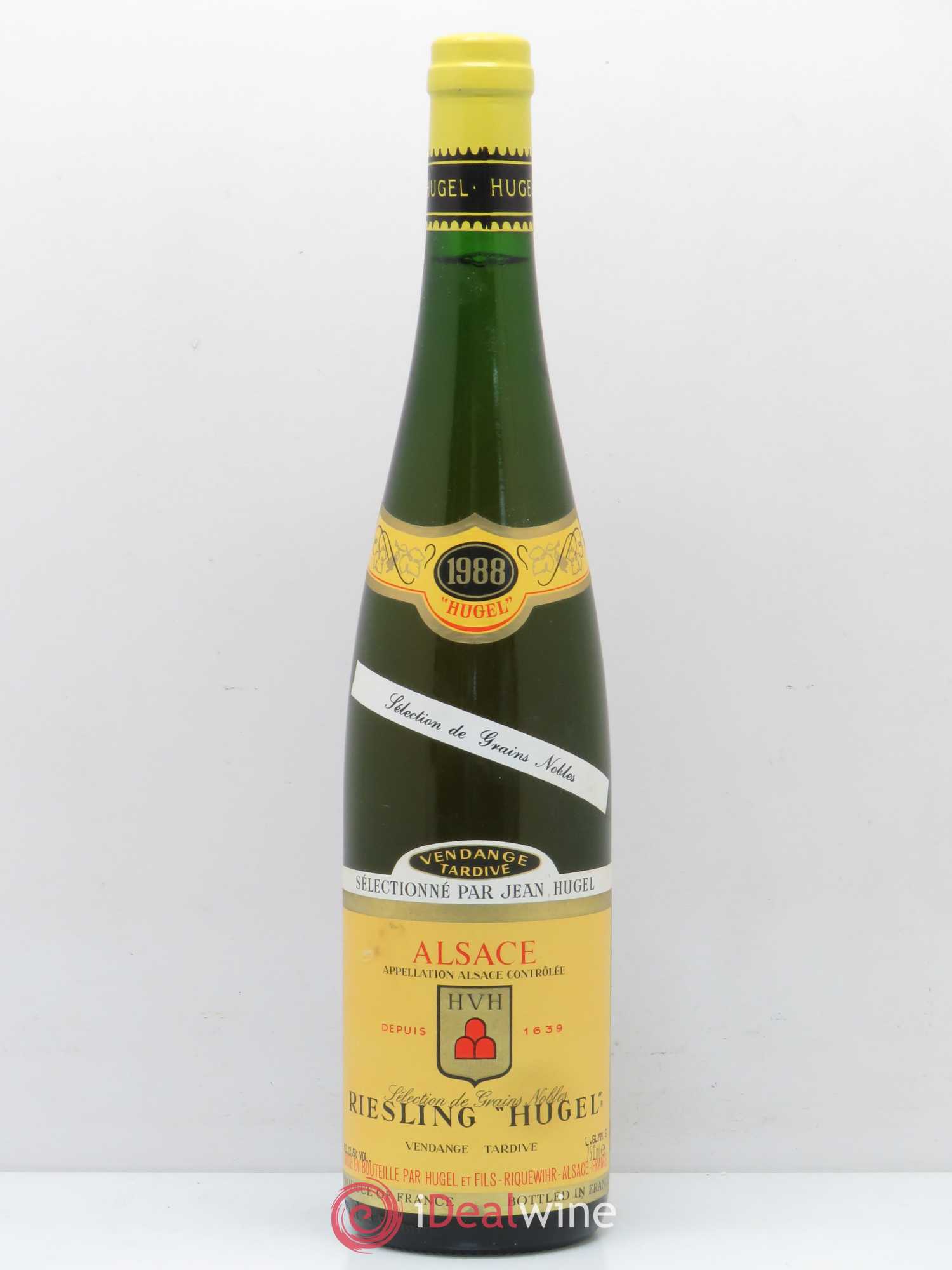 Riesling Sélection de Grains Nobles Hugel (Domaine) Vendanges tardives 1988 - Lotto di 1 bottiglia - 0