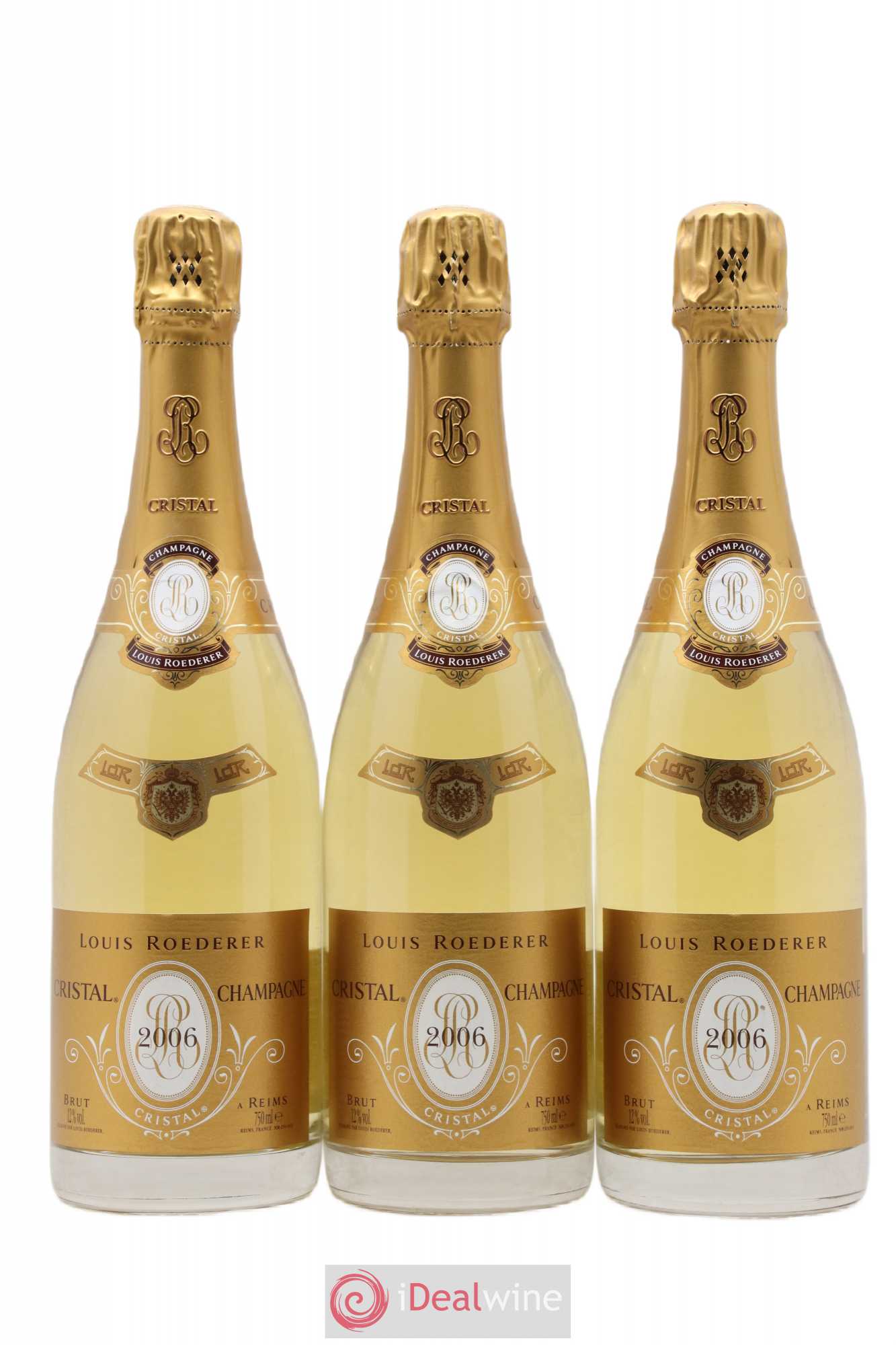 Cristal Louis Roederer 2006 - Lot de 3 bouteilles - 0