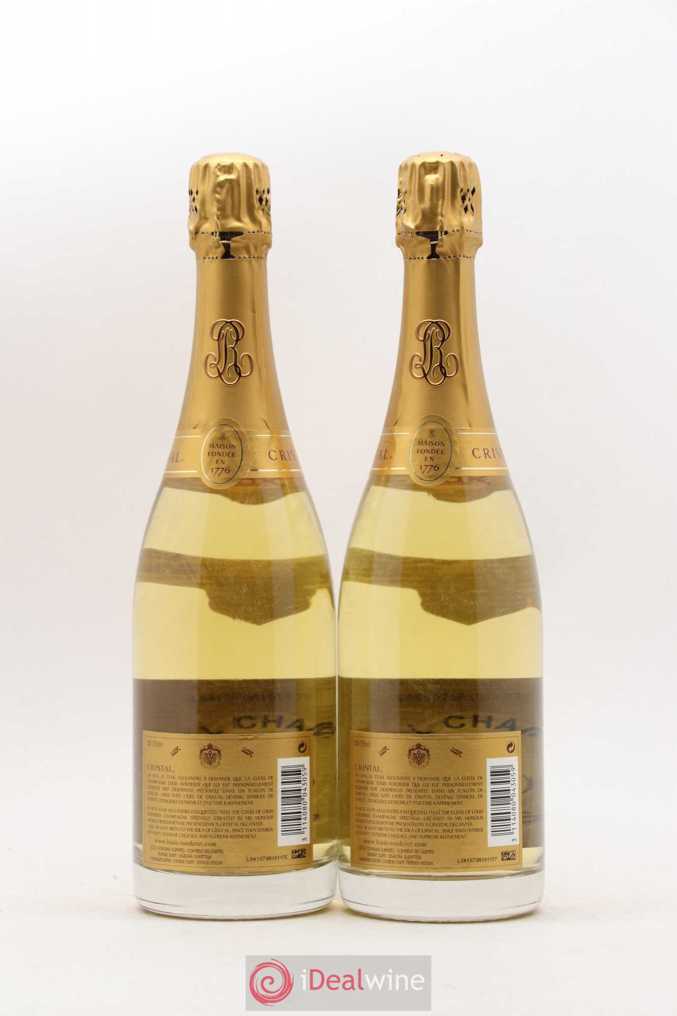 Cristal Louis Roederer 2006 - Lot de 2 bouteilles - 1