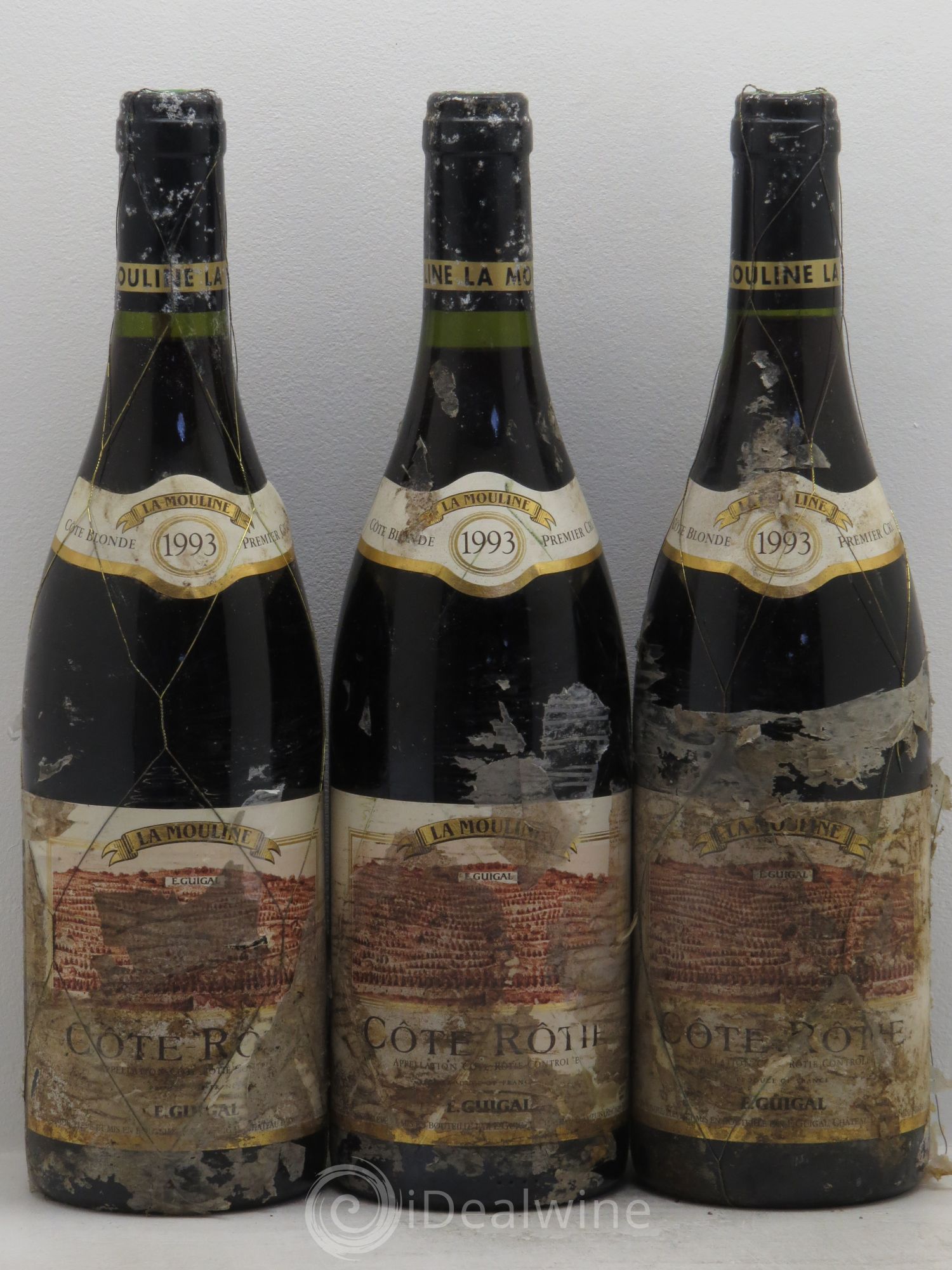 Côte-Rôtie La Mouline Guigal 1993 - Lot de 3 bouteilles - 0