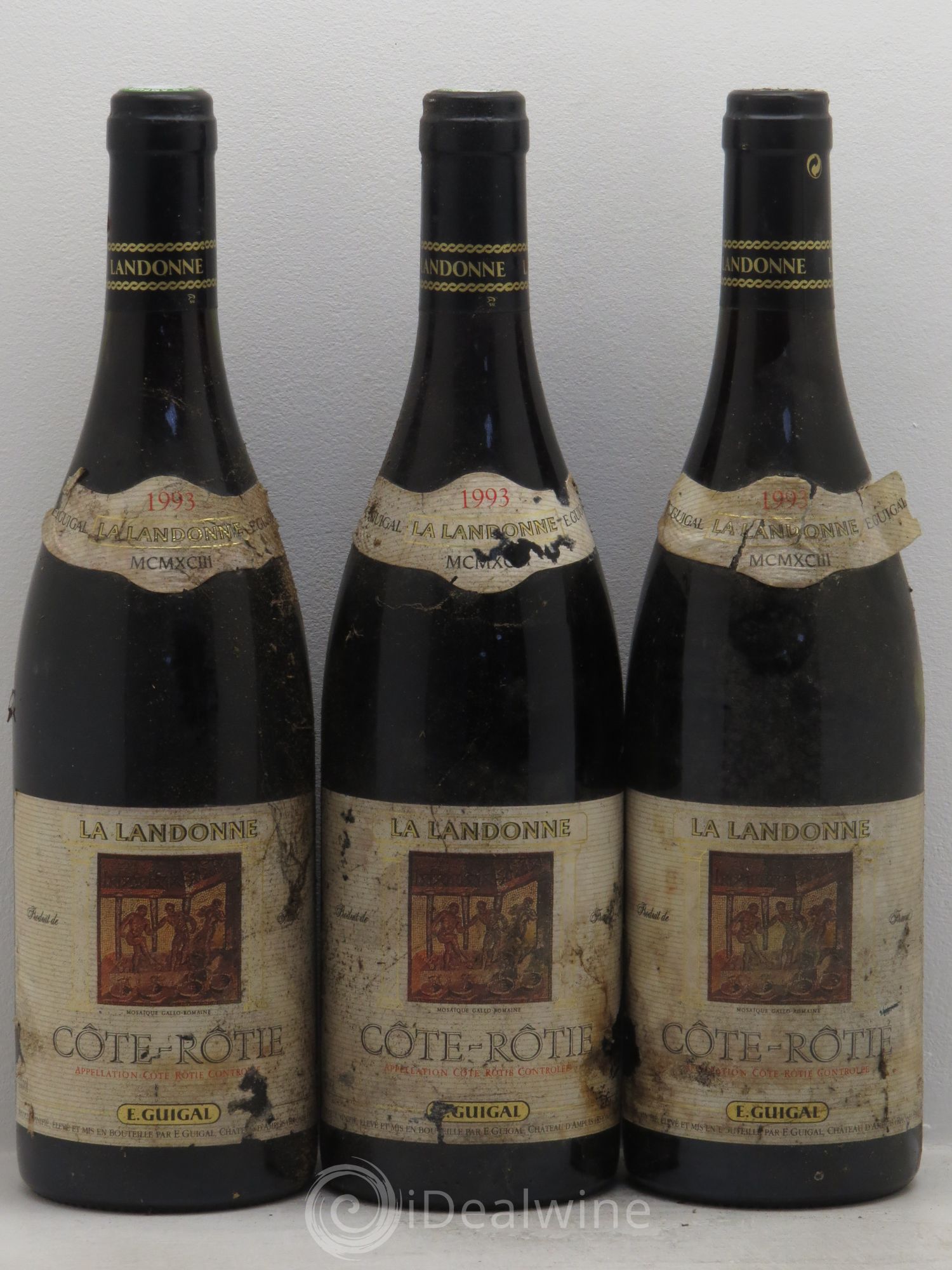 Côte-Rôtie La Landonne Guigal 1993 - Lot de 3 bouteilles - 0