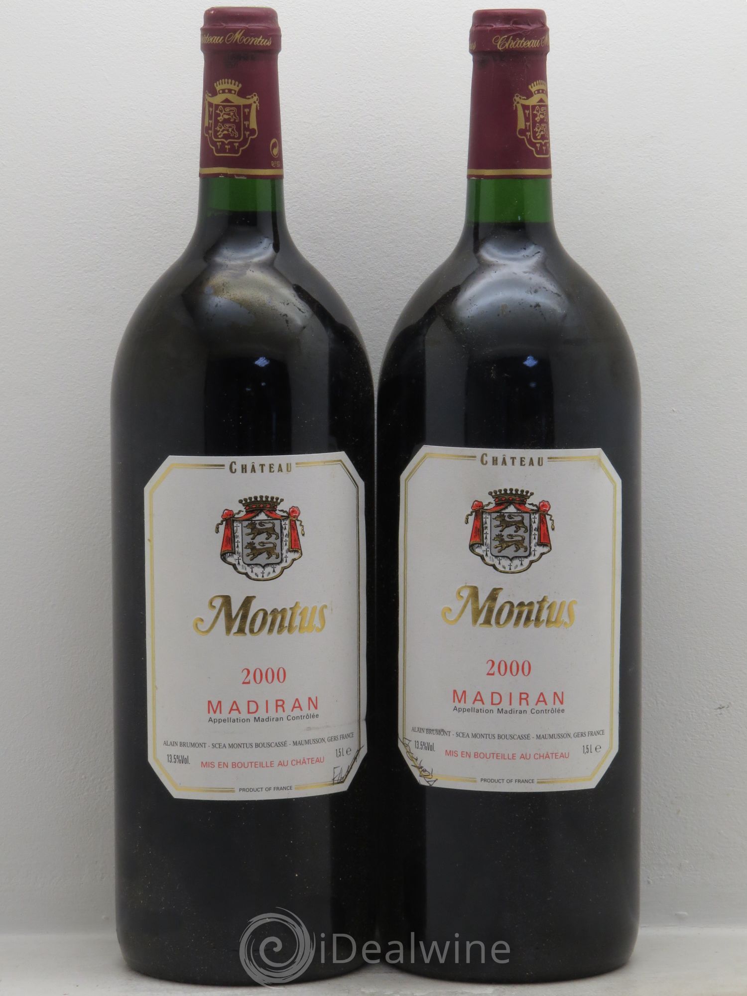 Madiran Château Montus Alain Brumont 2000 - Lot de 2 magnums - 0
