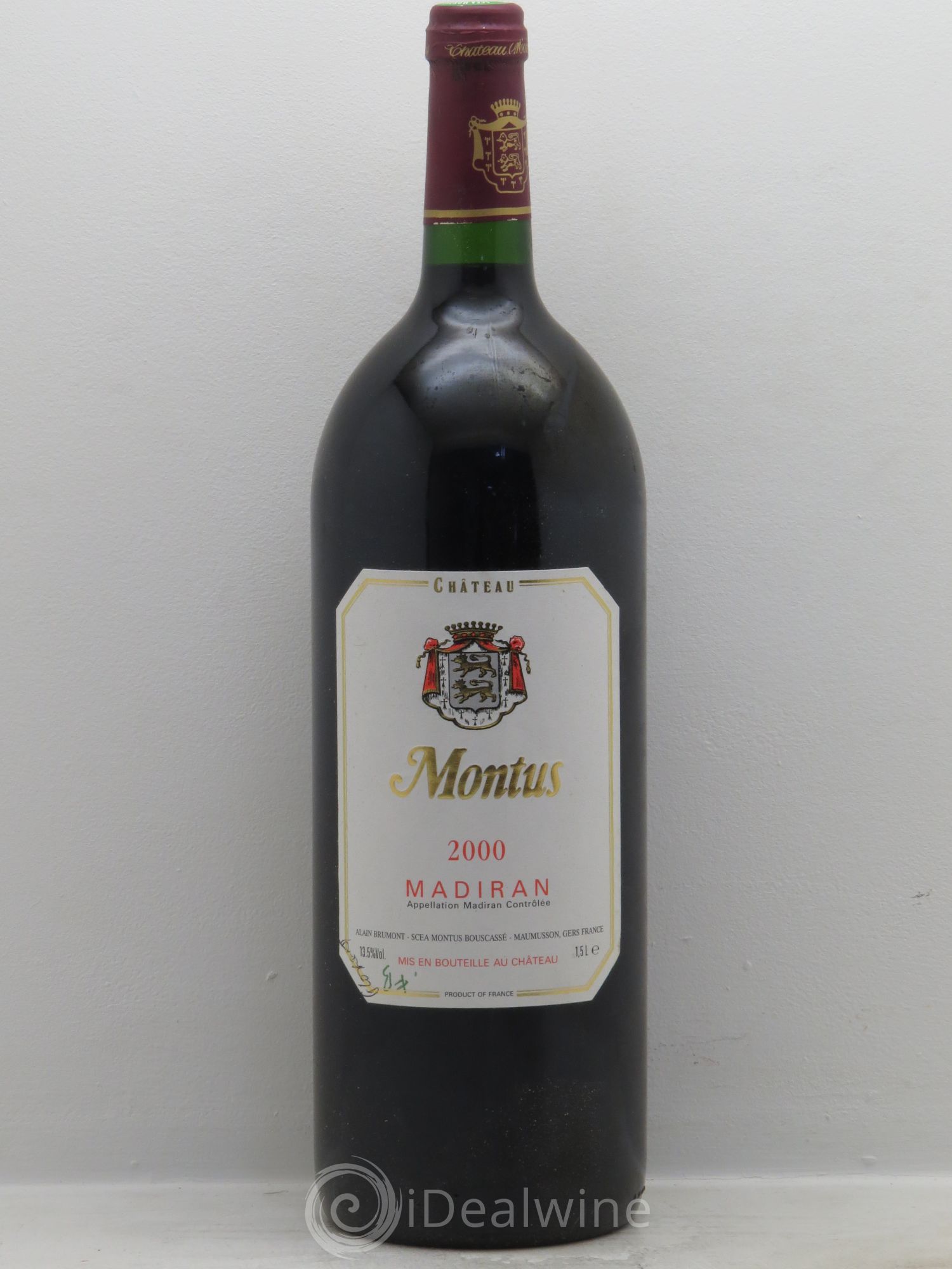 Madiran Château Montus Alain Brumont 2000 - Lot de 1 magnum - 0