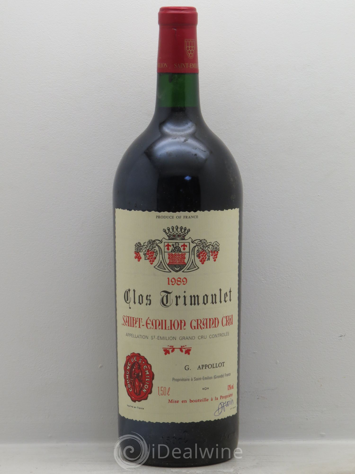 Château Trimoulet 1989 - Lot de 1 magnum - 0