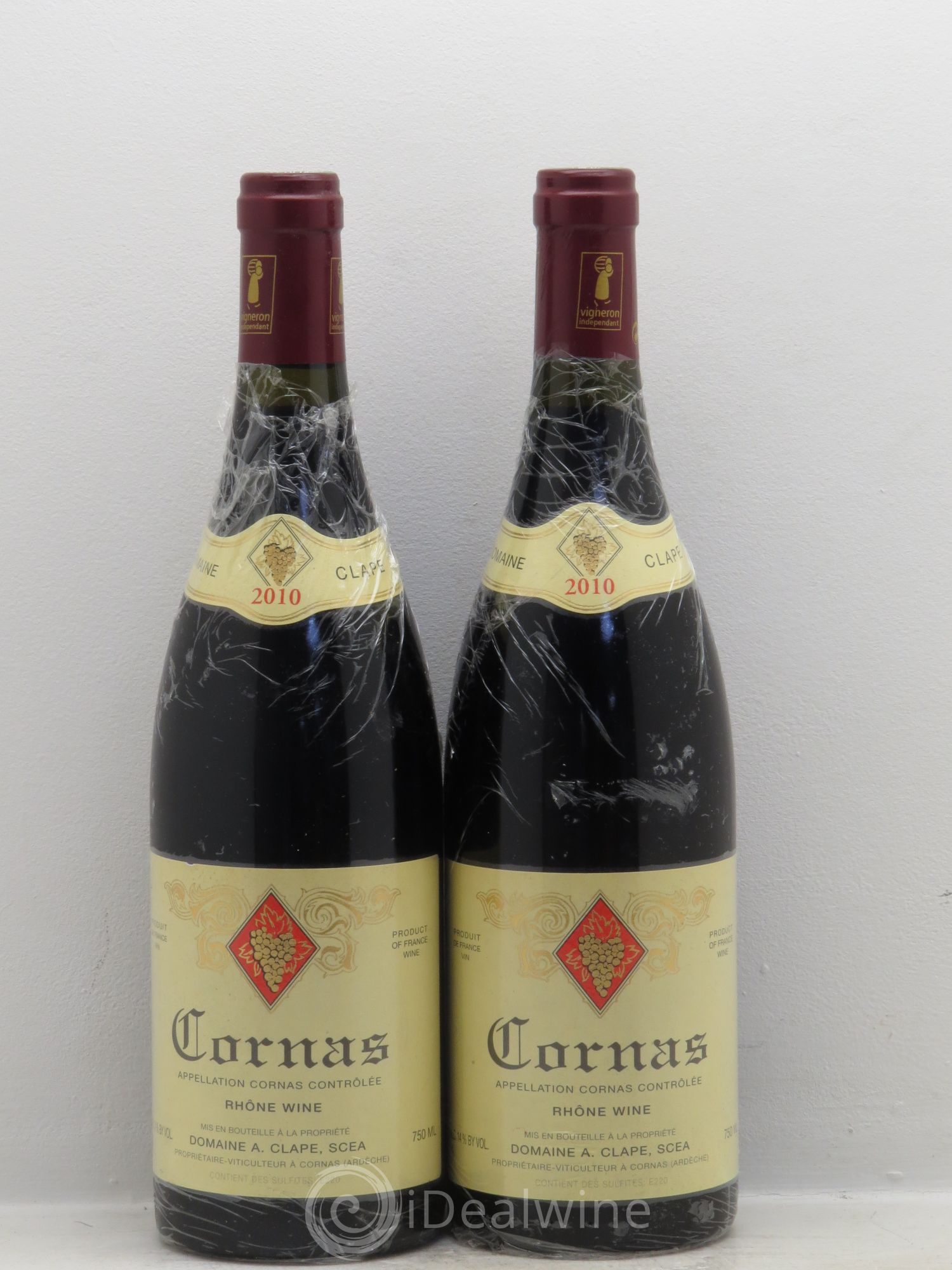 Cornas Auguste Clape 2010 - Posten von 2 Flaschen - 0