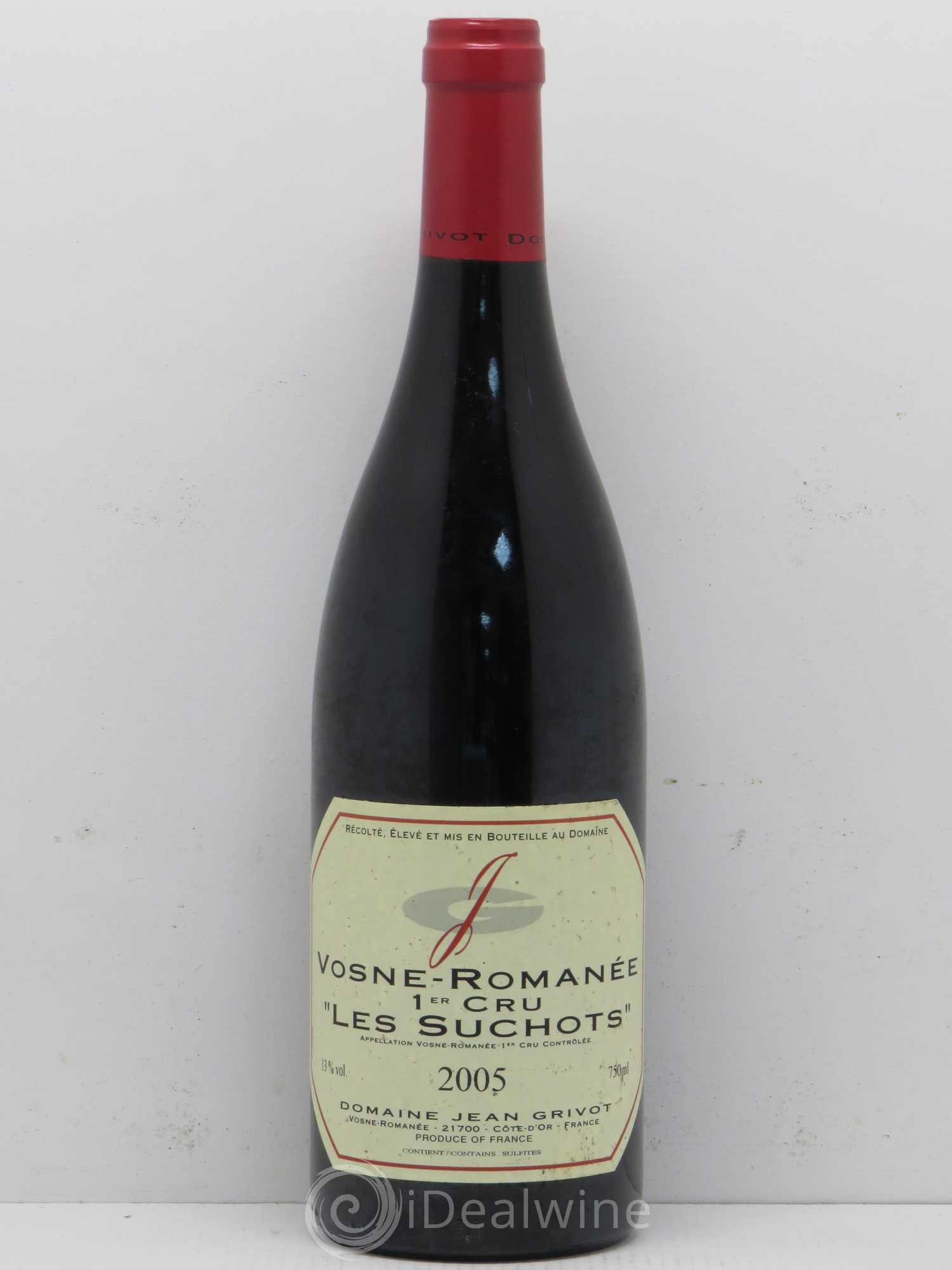 Vosne-Romanée 1er Cru Les Suchots Jean Grivot 2005 - Lot de 1 bouteille - 0