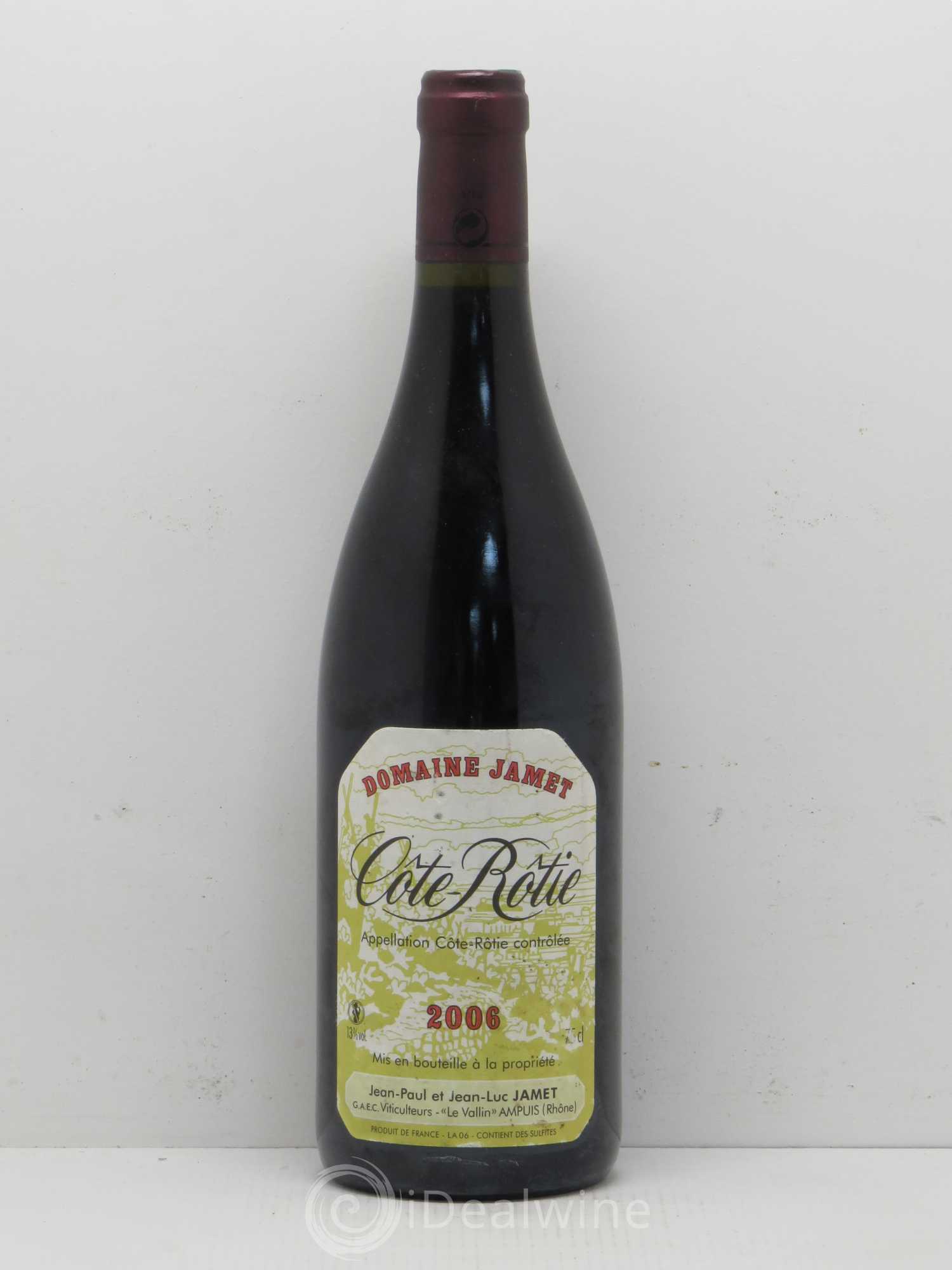 Côte-Rôtie Jamet (Domaine) 2006 - Lot de 1 bouteille - 0