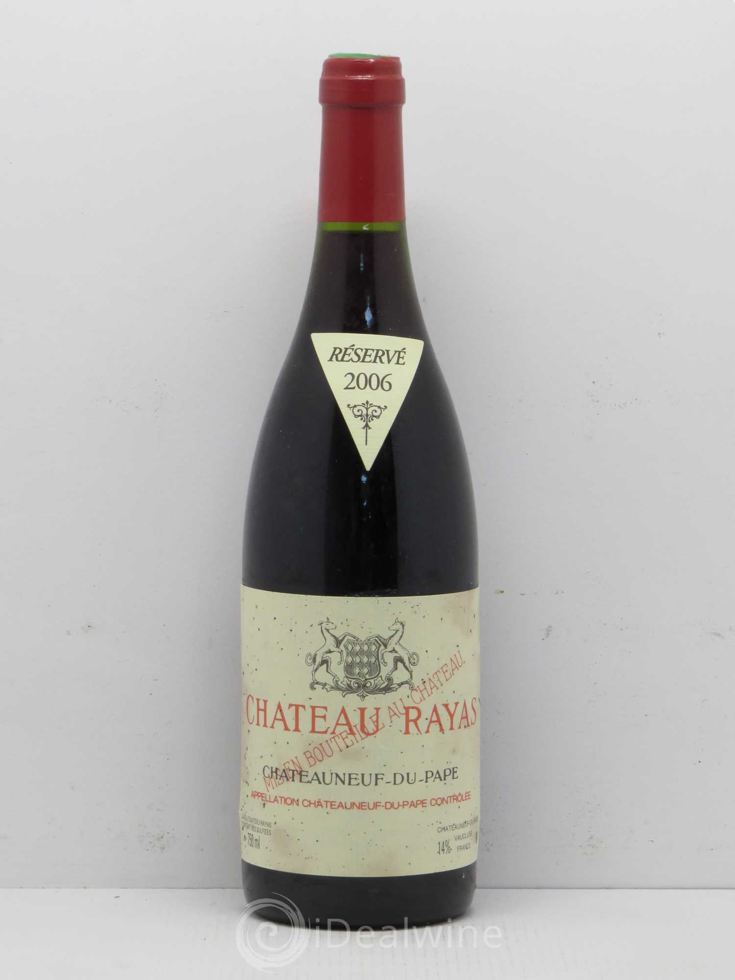 Châteauneuf-du-Pape Château Rayas Emmanuel Reynaud 2006 - Lot de 1 bouteille - 0