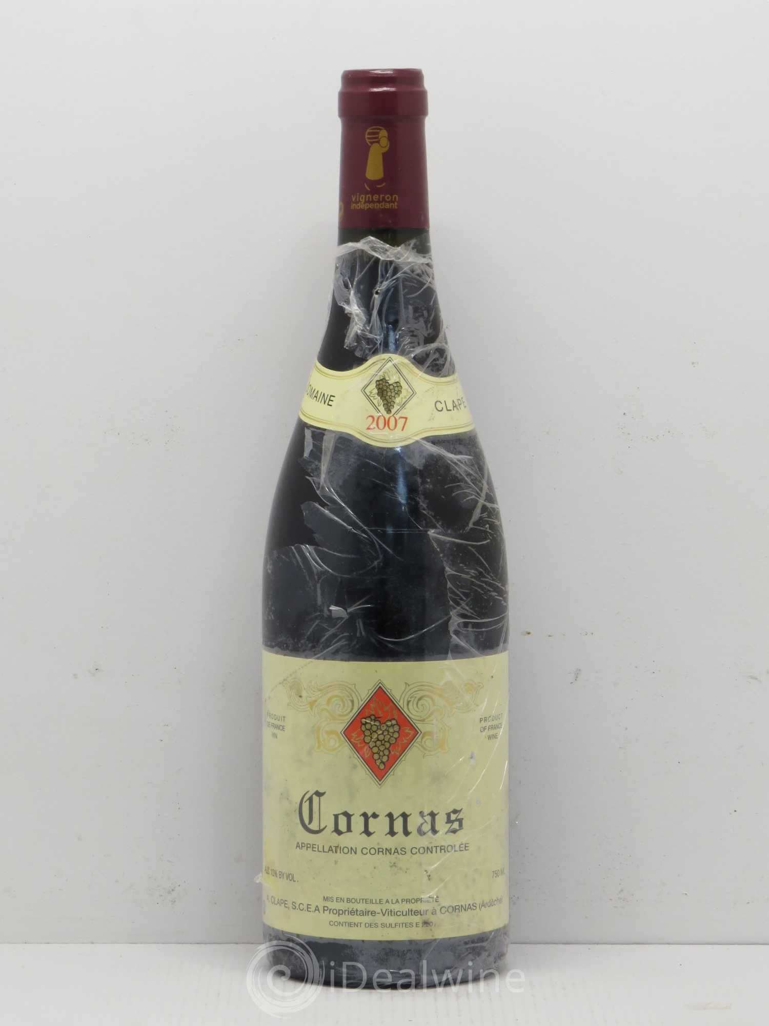 Cornas Auguste Clape (sans prix de réserve) 2007 - Lot de 1 bouteille - 0