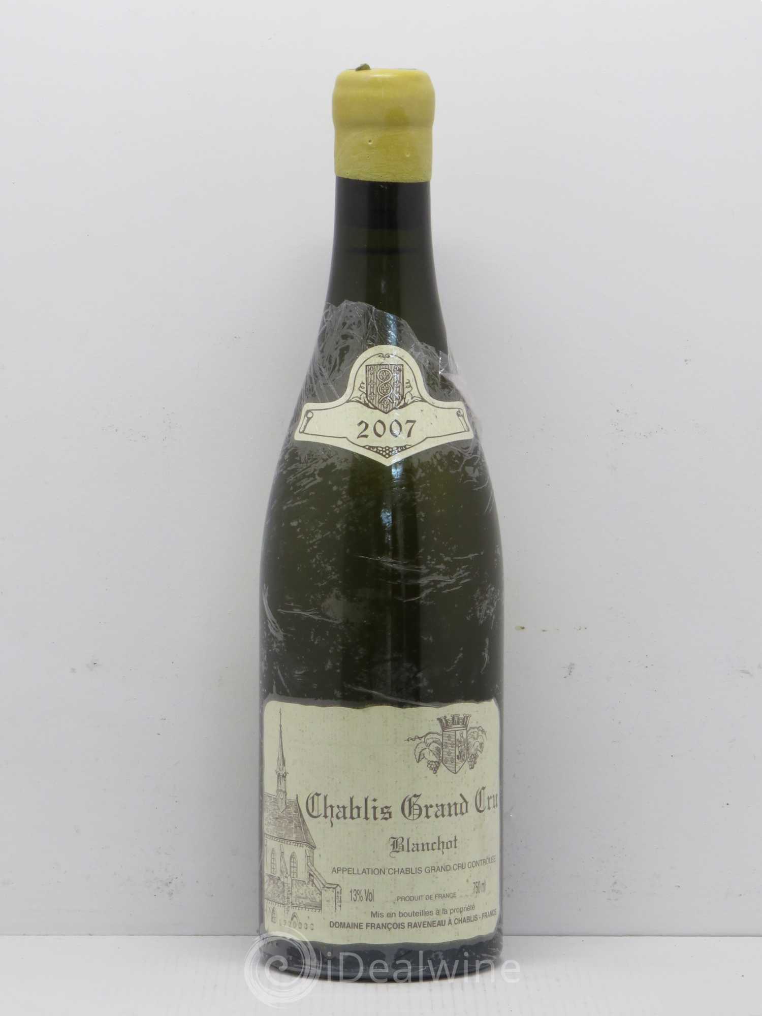 Chablis Grand Cru Blanchot Raveneau (Domaine) 2007 - Lot de 1 bouteille - 0