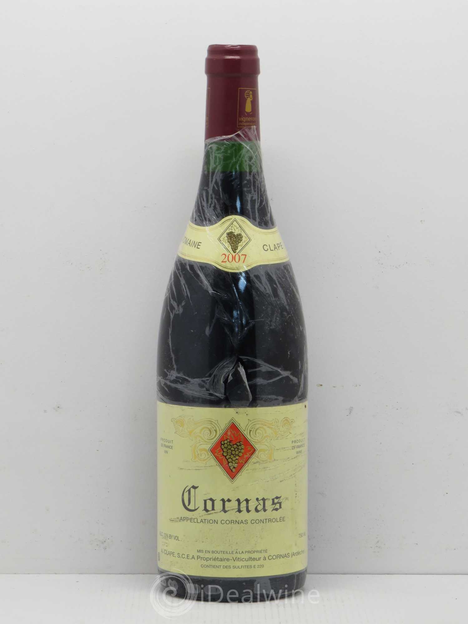 Cornas Auguste Clape (sans prix de réserve) 2007 - Lot de 1 bouteille - 0