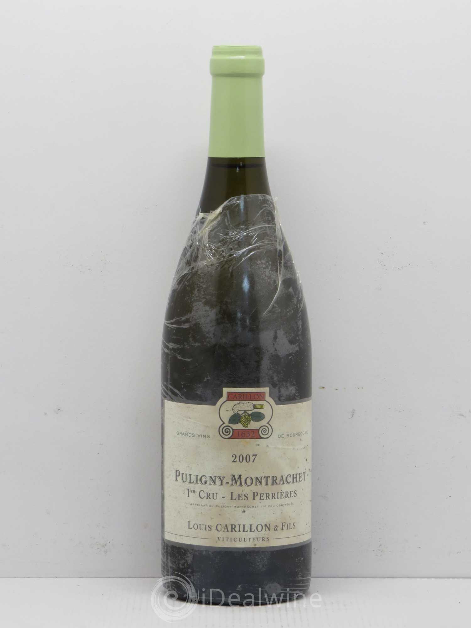 Puligny-Montrachet 1er Cru Les Perrières Louis Carillon & Fils 2007 - Lot de 1 bouteille - 0