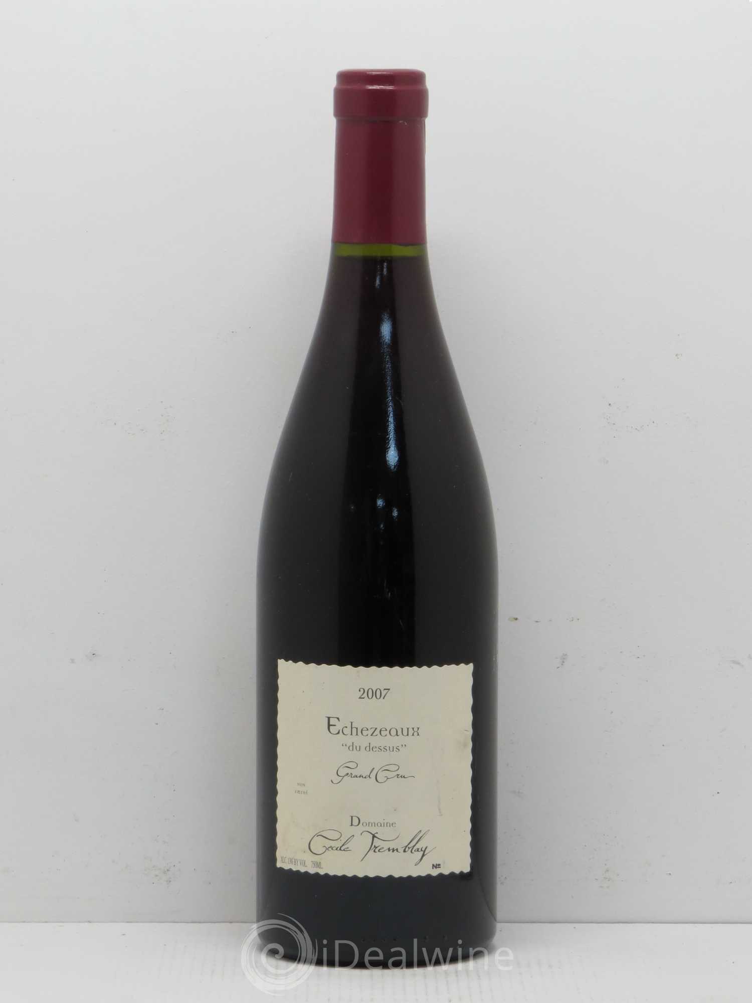 Echezeaux Grand Cru du dessus Cécile Tremblay 2007 - Lot de 1 bouteille - 0