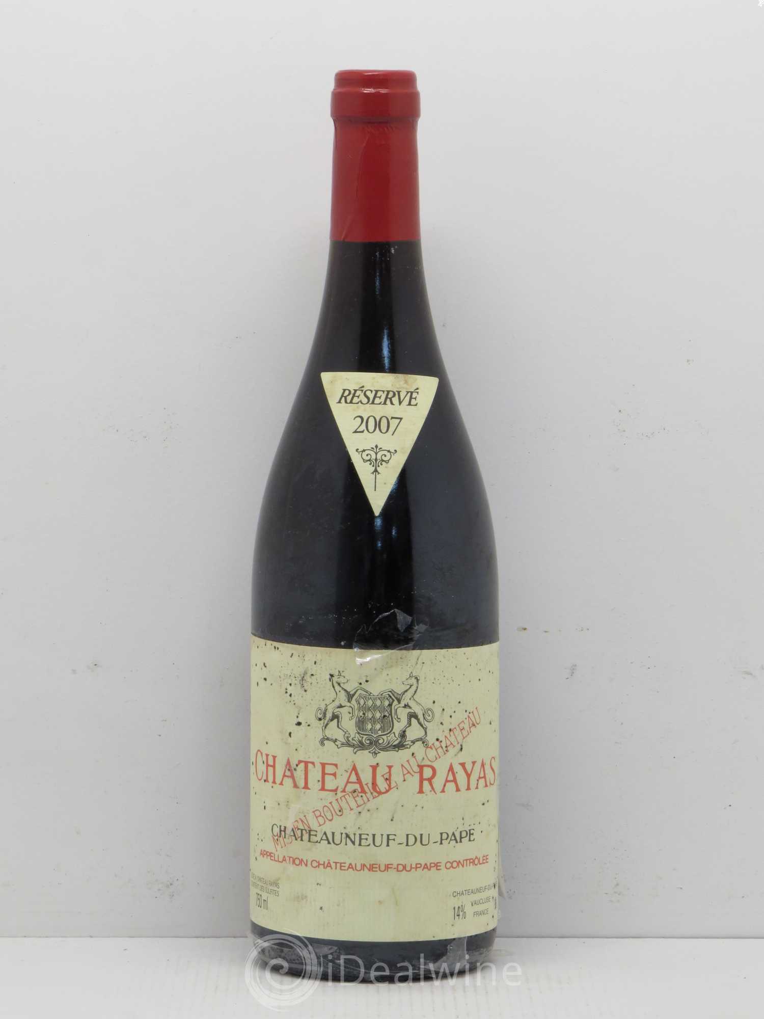 Châteauneuf-du-Pape Château Rayas Emmanuel Reynaud 2007 - Lot de 1 bouteille - 0