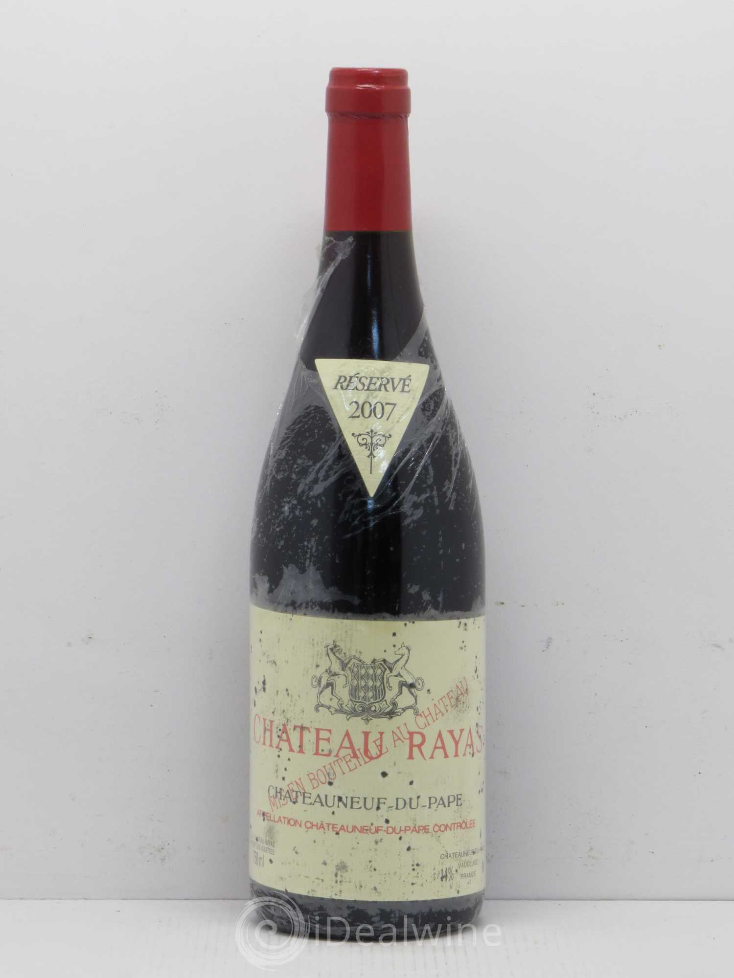 Châteauneuf-du-Pape Château Rayas Emmanuel Reynaud 2007 - Lot de 1 bouteille - 0