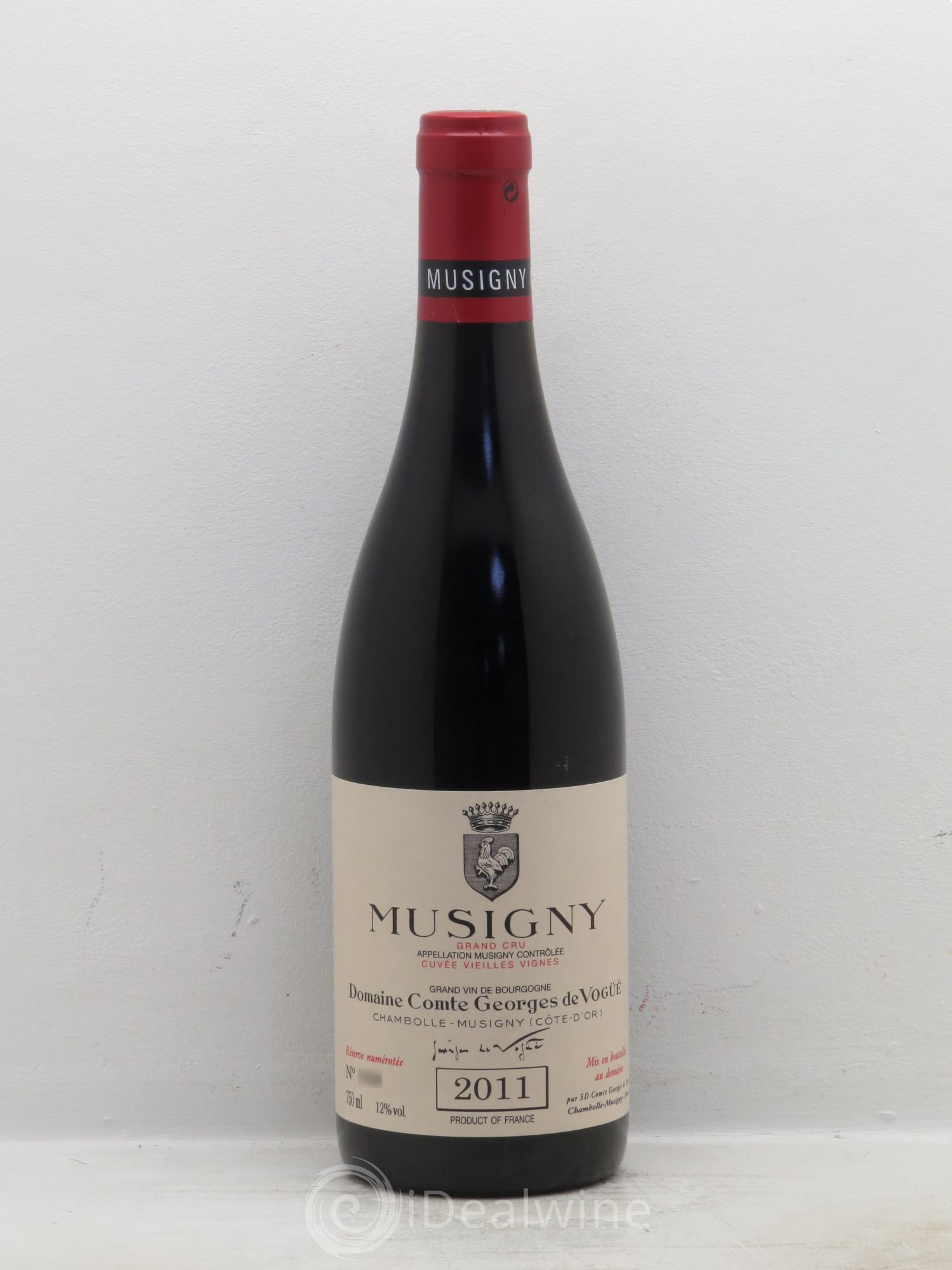 Musigny Grand Cru Cuvée Vieilles Vignes Comte Georges de Vogüé 2011 - Lot de 1 bouteille - 0