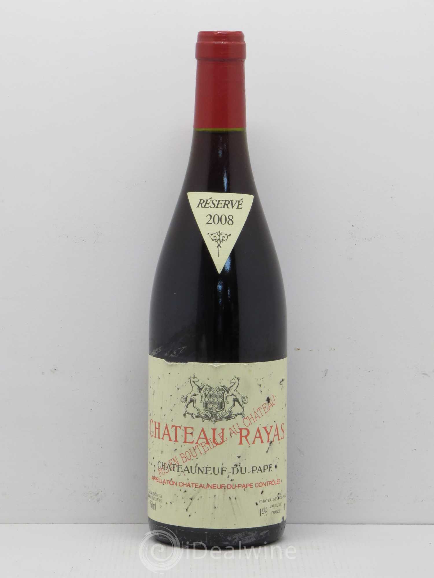 Châteauneuf-du-Pape Château Rayas Emmanuel Reynaud 2008 - Lot de 1 bouteille - 0