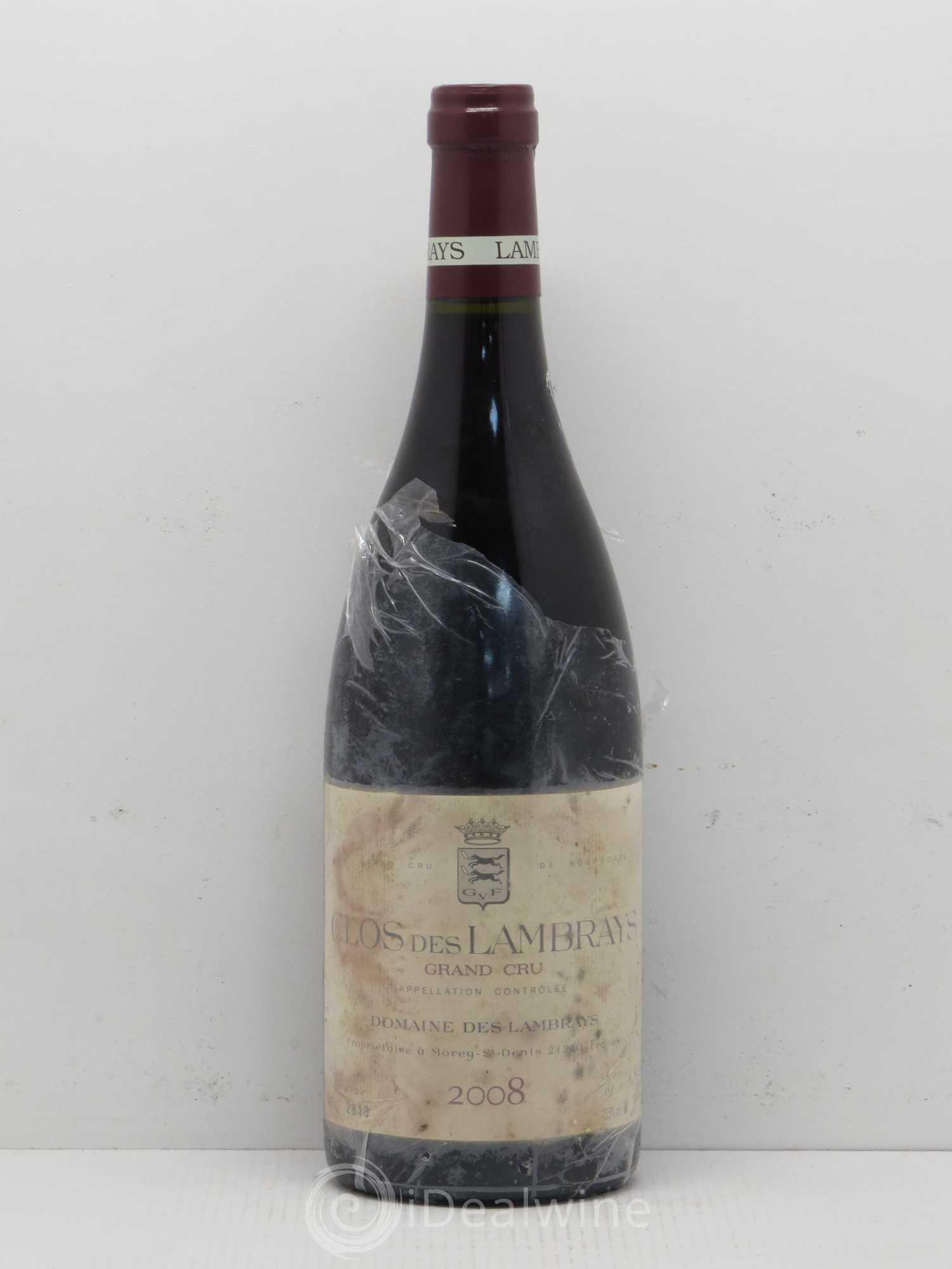 Clos des Lambrays Grand Cru Domaine des Lambrays 2008 - Lot de 1 bouteille - 0