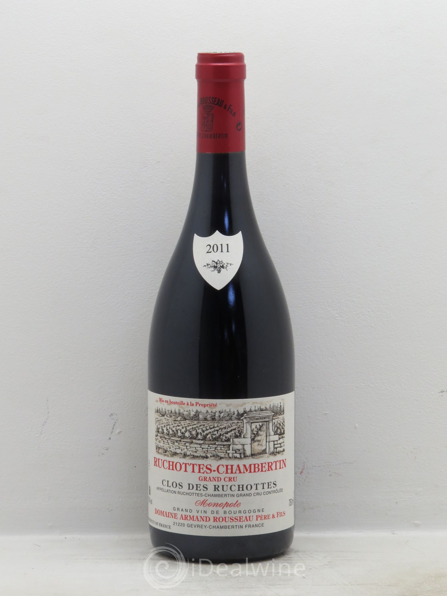 Ruchottes-Chambertin Grand Cru Clos des Ruchottes Armand Rousseau (Domaine) 2011 - Posten von 1 Flasche - 0