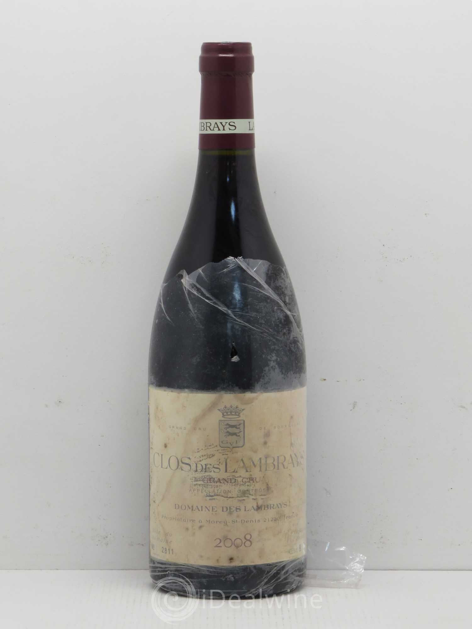 Clos des Lambrays Grand Cru Domaine des Lambrays (sans prix de réserve) 2008 - Lot de 1 bouteille - 0