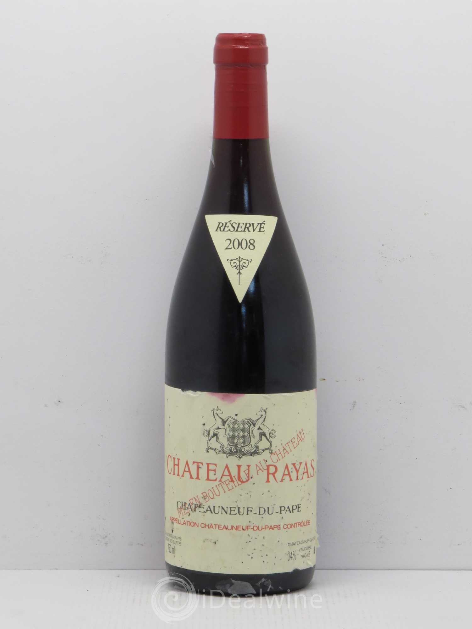 Châteauneuf-du-Pape Château Rayas Emmanuel Reynaud 2008 - Lot de 1 bouteille - 0