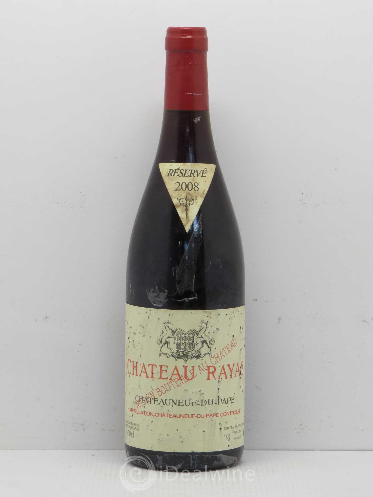 Châteauneuf-du-Pape Château Rayas Emmanuel Reynaud 2008 - Lot de 1 bouteille - 0