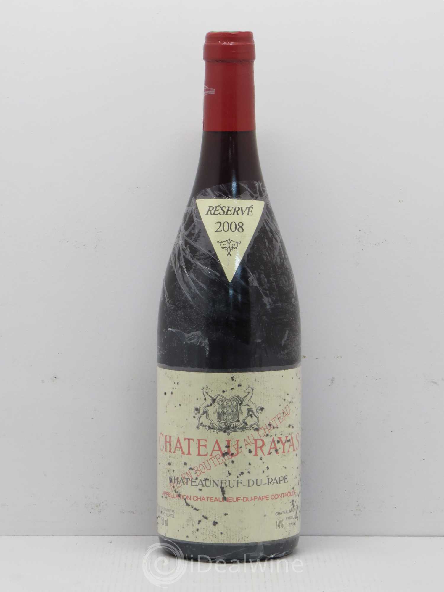 Châteauneuf-du-Pape Château Rayas Emmanuel Reynaud 2008 - Lot de 1 bouteille - 0