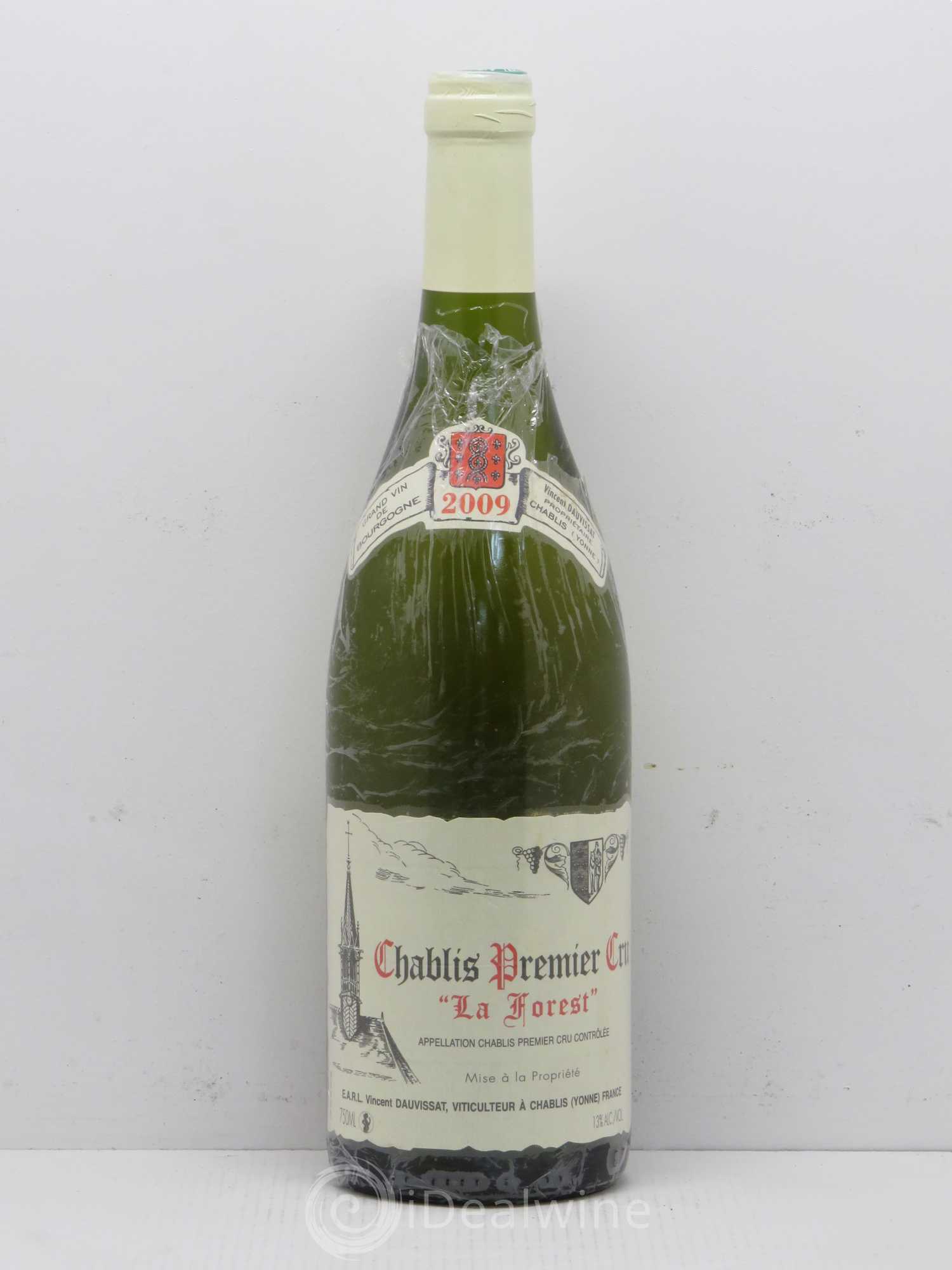 Chablis 1er Cru La Forest Vincent Dauvissat (Domaine) (sans prix de réserve) 2009 - Lot de 1 bouteille - 0