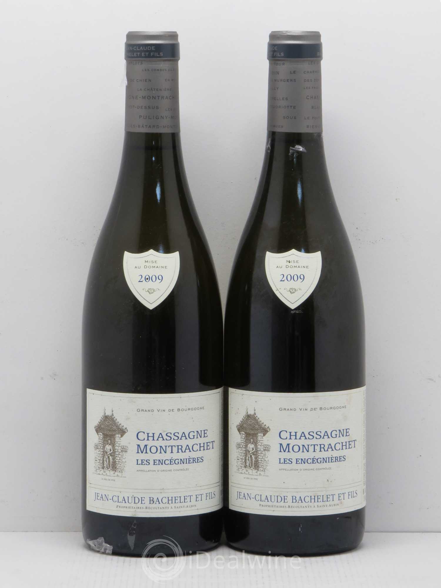 Chassagne-Montrachet Les Encegnieres Jeanc Claude Bachelet Et Fils (sans prix de réserve) 2009 - Posten von 2 Flaschen - 0
