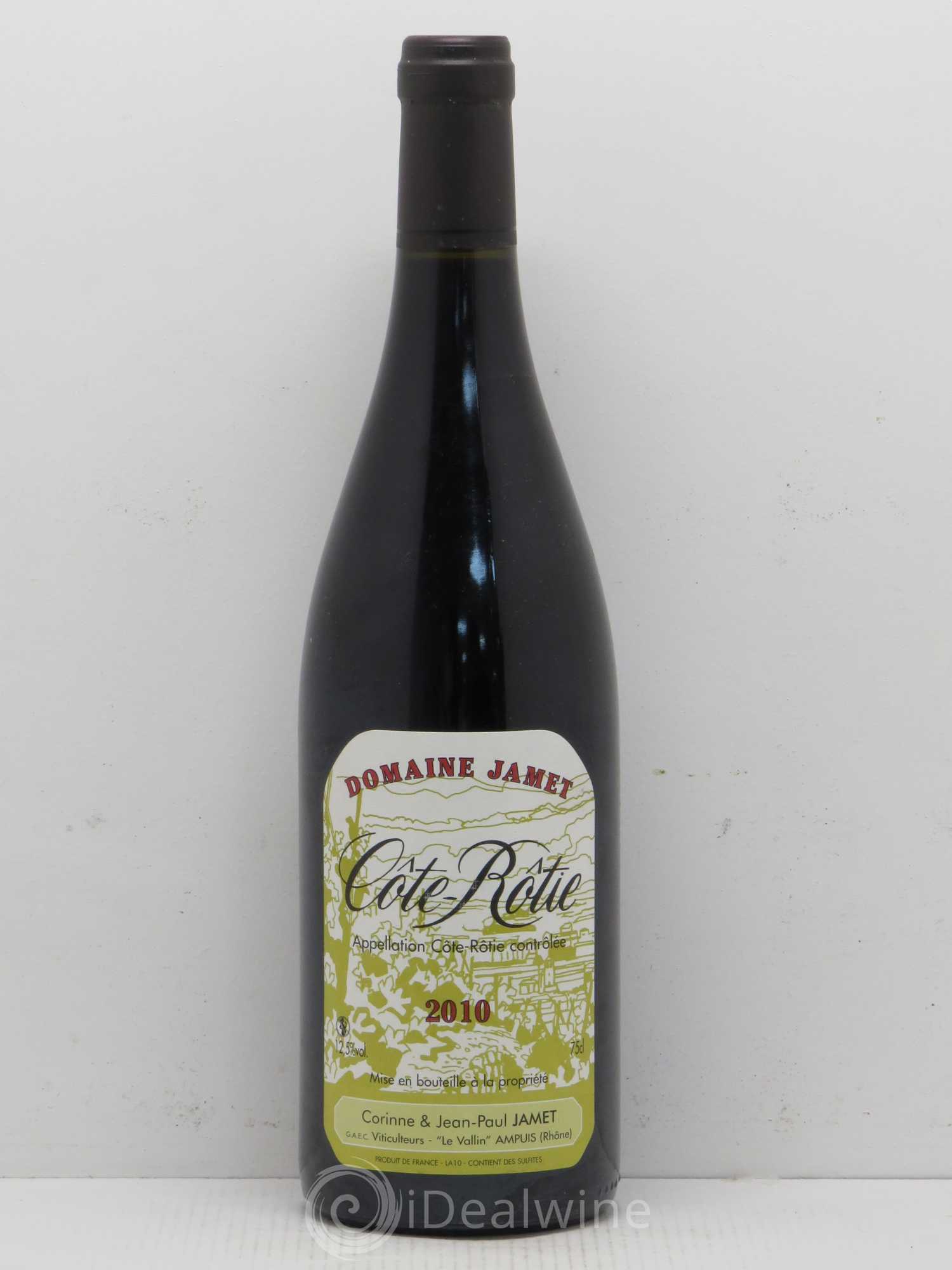 Côte-Rôtie Jamet (Domaine) (sans prix de réserve) 2010 - Lot de 1 bouteille - 0