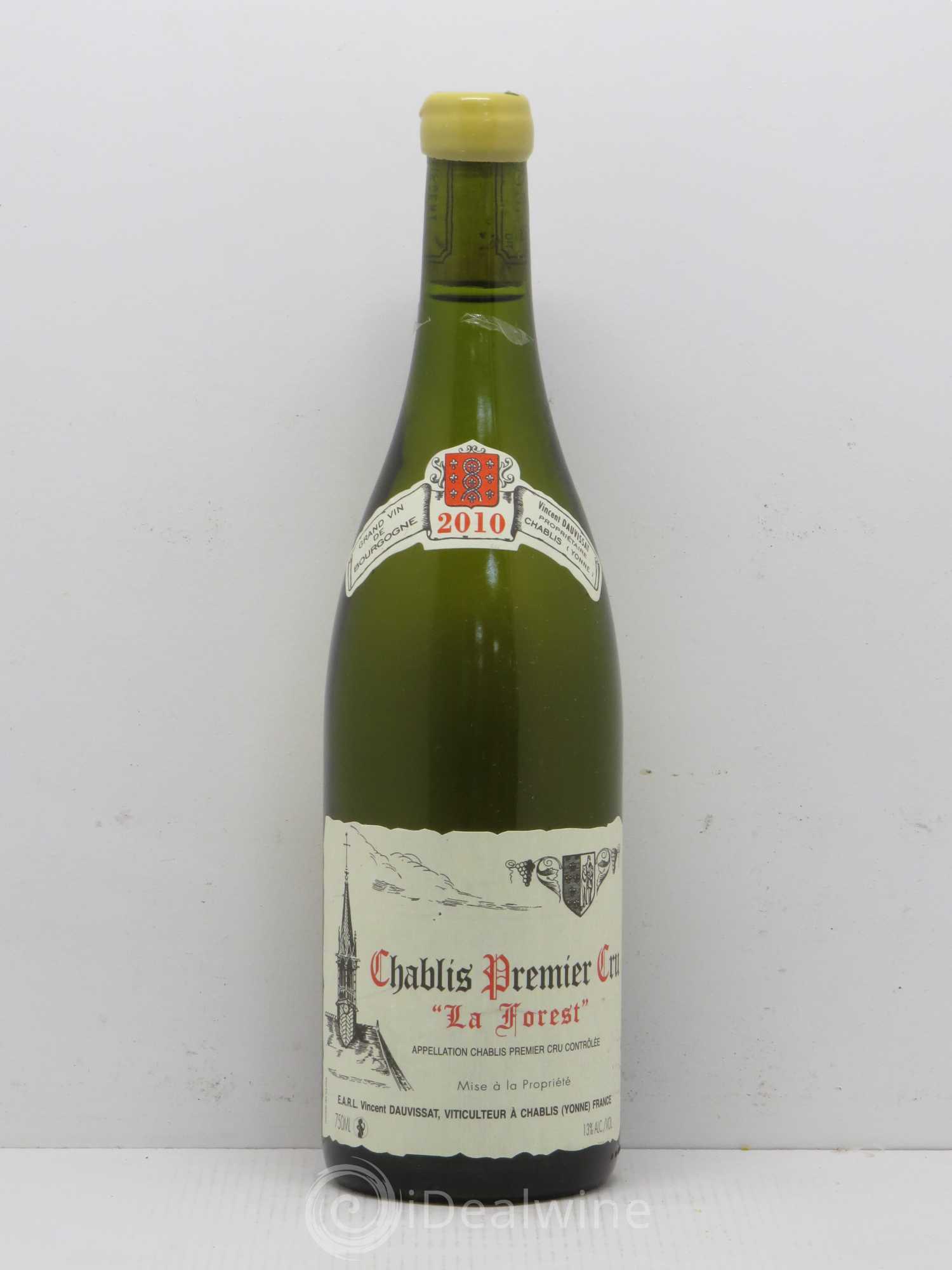 Chablis 1er Cru La Forest Vincent Dauvissat (Domaine) (sans prix de réserve) 2010 - Lot de 1 bouteille - 0