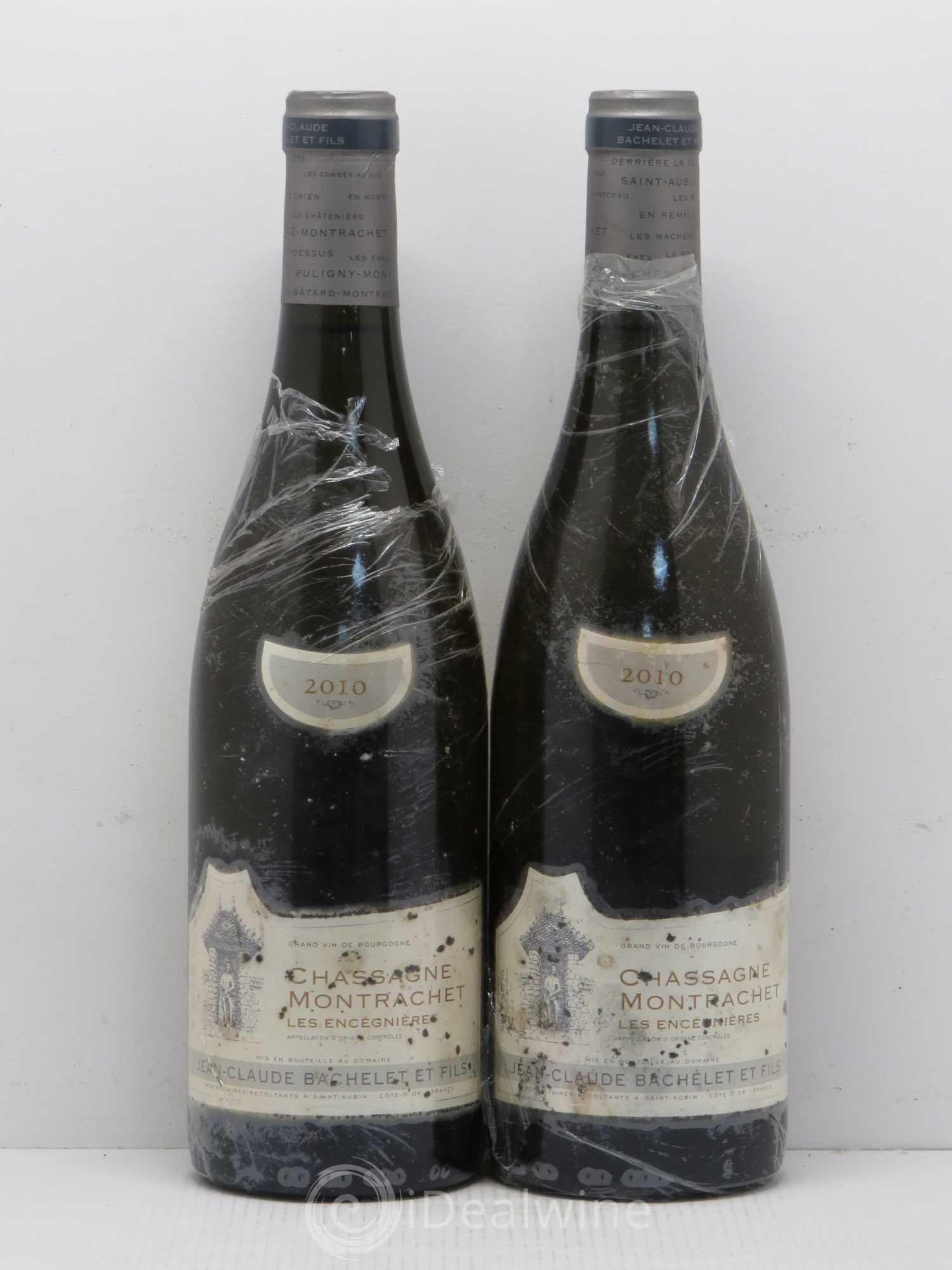Chassagne-Montrachet Les Encegnieres Jean Claude Bachelet Et Fils (sans prix de réserve) 2010 - Posten von 2 Flaschen - 0