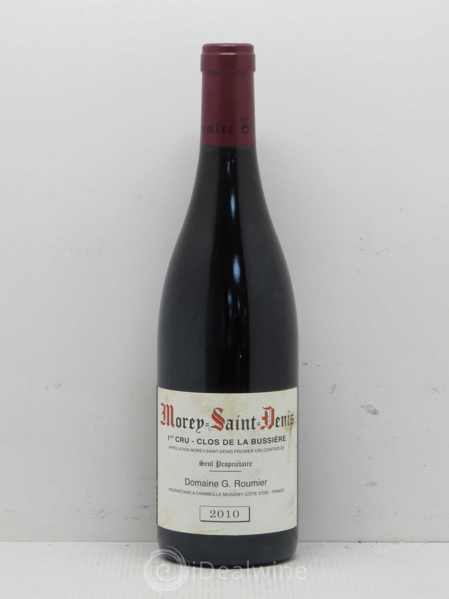 Morey-Saint-Denis 1er Cru Clos de la Bussière Georges Roumier (Domaine) 2010 - Lot de 1 bouteille - 0