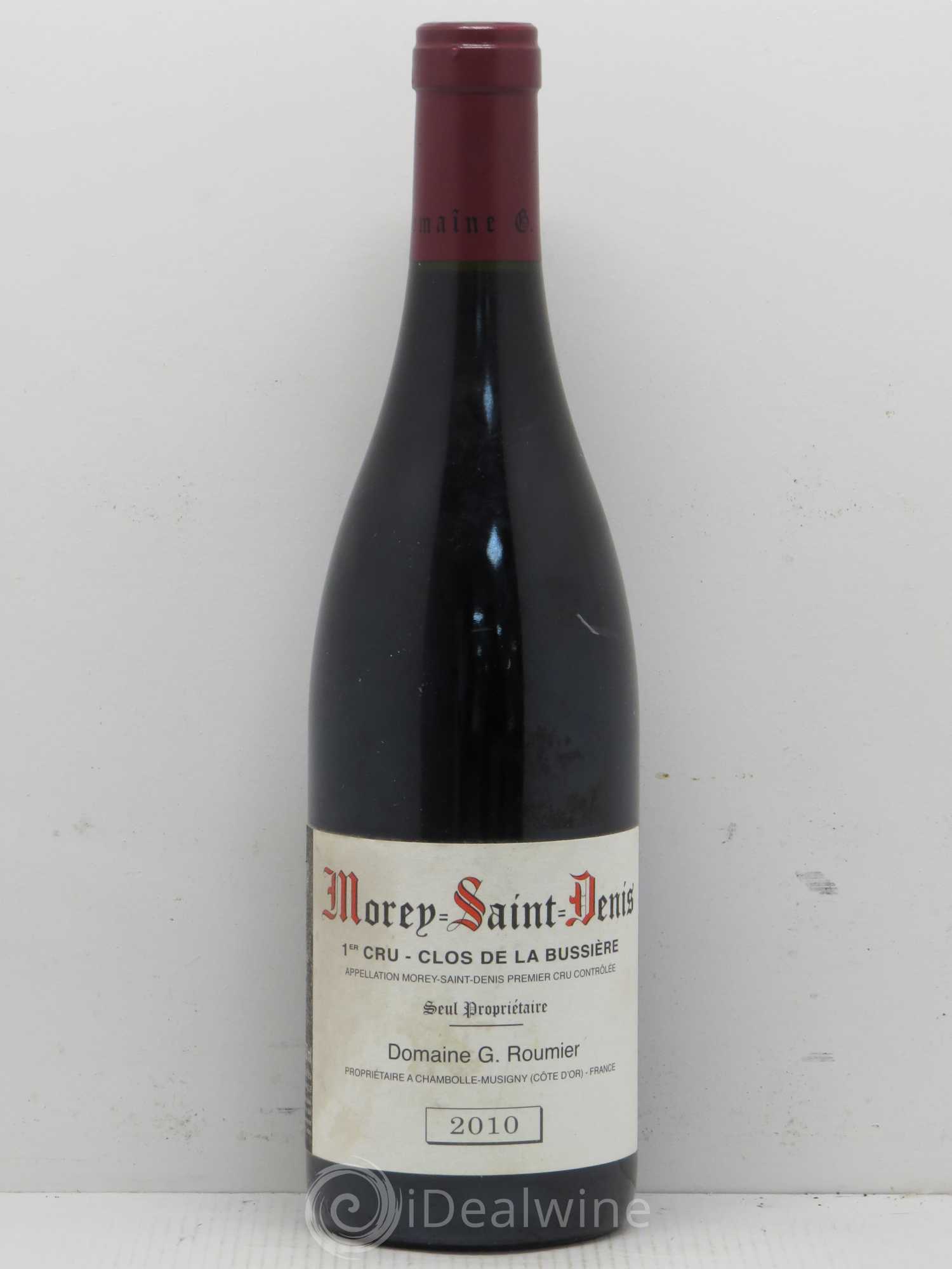 Morey-Saint-Denis 1er Cru Clos de la Bussière Georges Roumier (Domaine) 2010 - Lot de 1 bouteille - 0