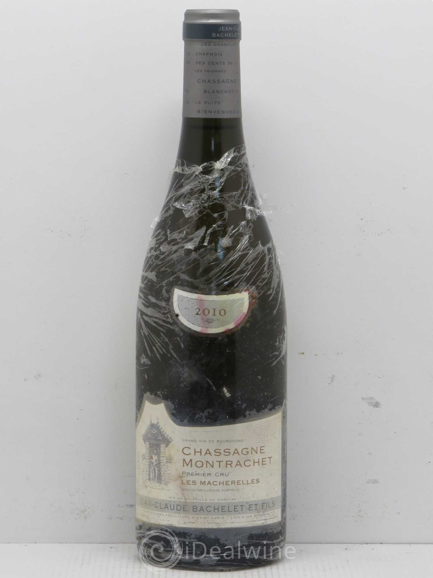 Chassagne-Montrachet 1er Cru Les Macherelles Jean Claude Bachelet Et Fils 2010 - Posten von 1 Flasche - 0