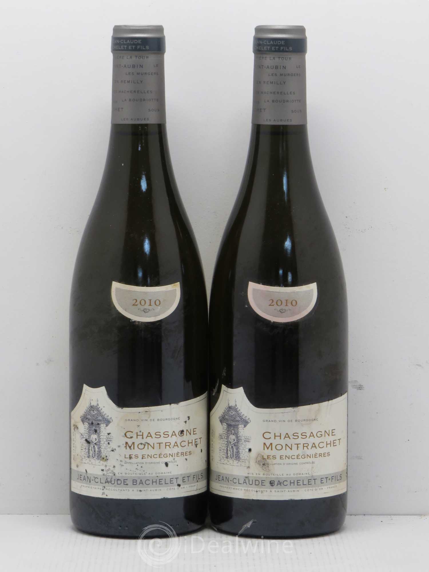 Chassagne-Montrachet Les Encegnieres Jean Claude Bachelet Et Fils 2010 - Posten von 2 Flaschen - 0