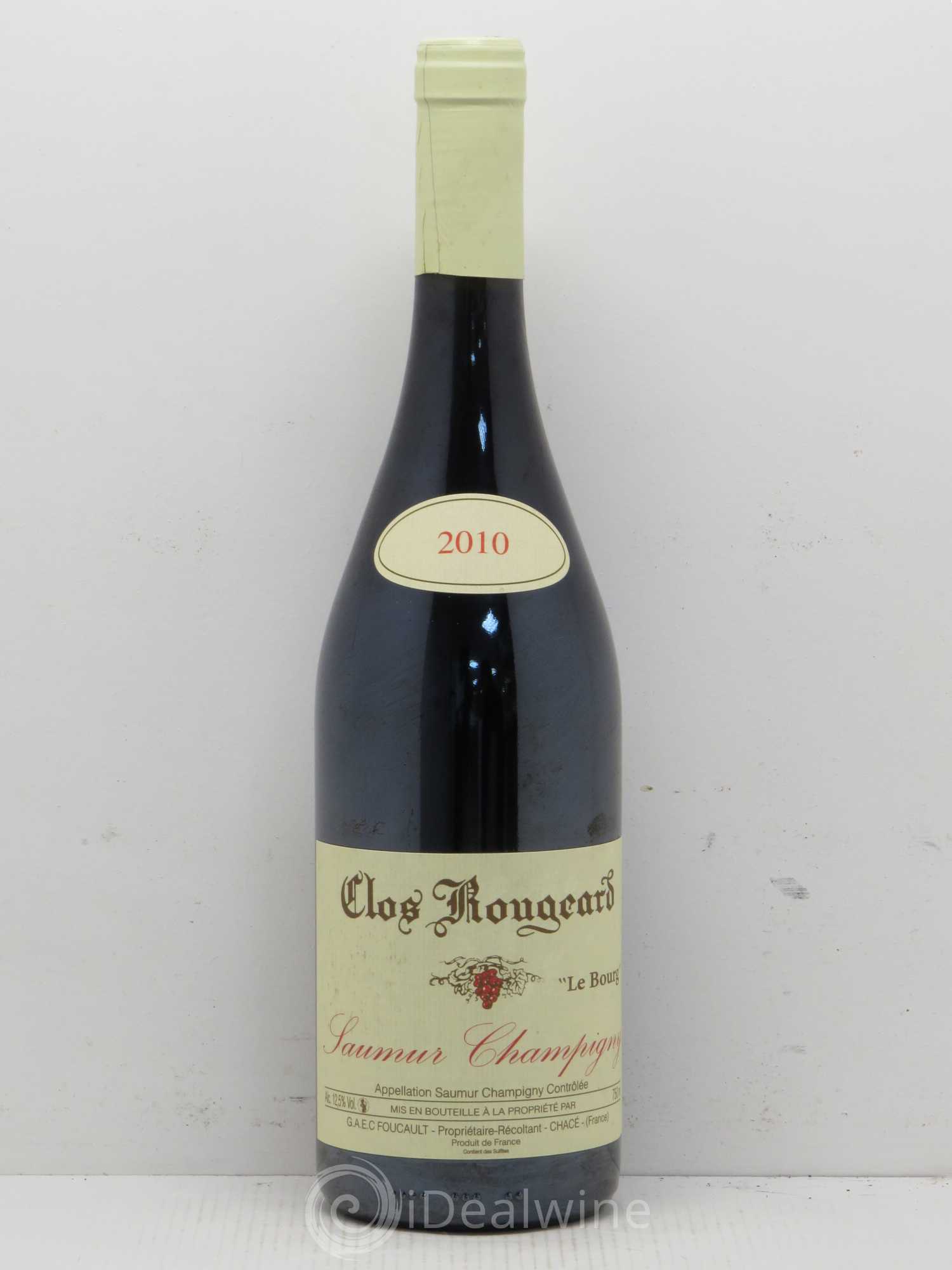 Saumur-Champigny Le Bourg Clos Rougeard (sans prix de réserve) 2010 - Lot de 1 bouteille - 0