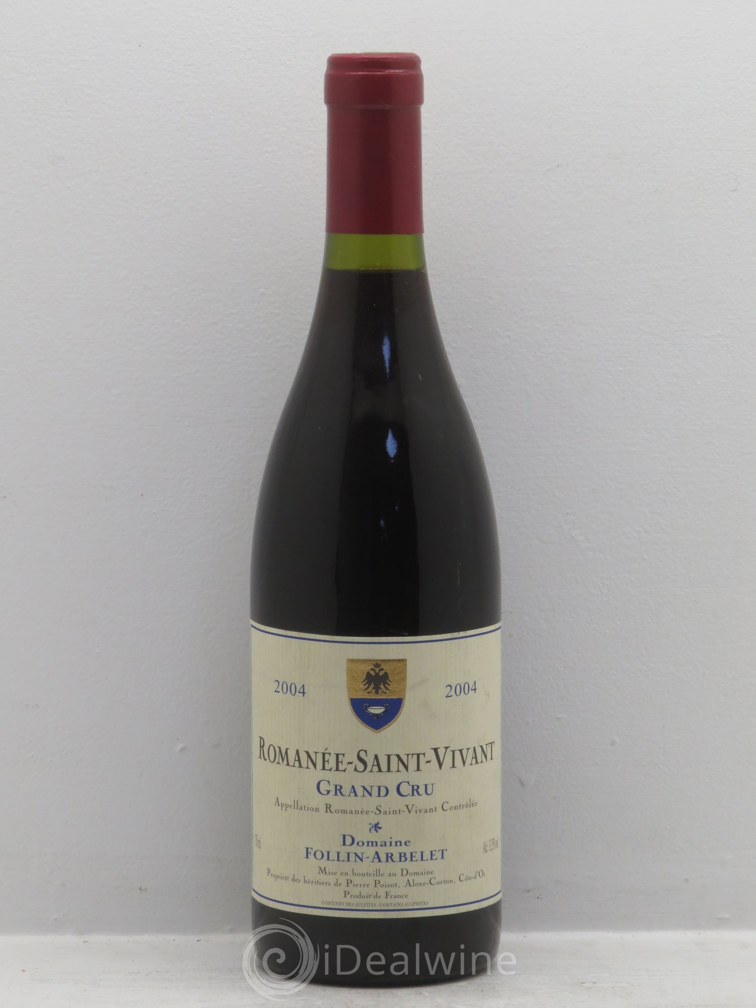 Romanée-Saint-Vivant Grand Cru Follin-Arbelet 2004 - Lot de 1 bouteille - 0