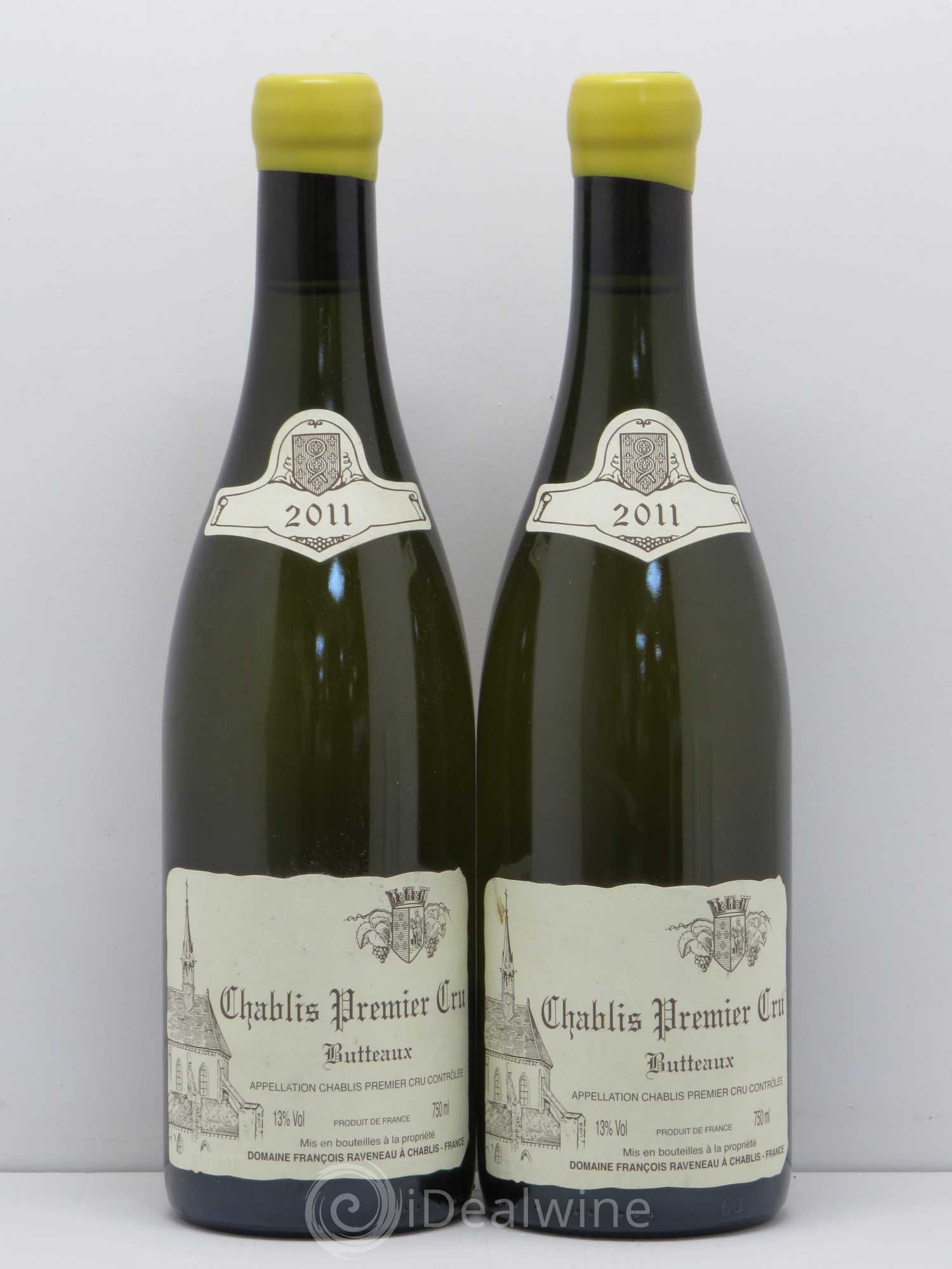Chablis 1er Cru Butteaux Raveneau (Domaine) 2011 - Lot de 2 bouteilles - 0