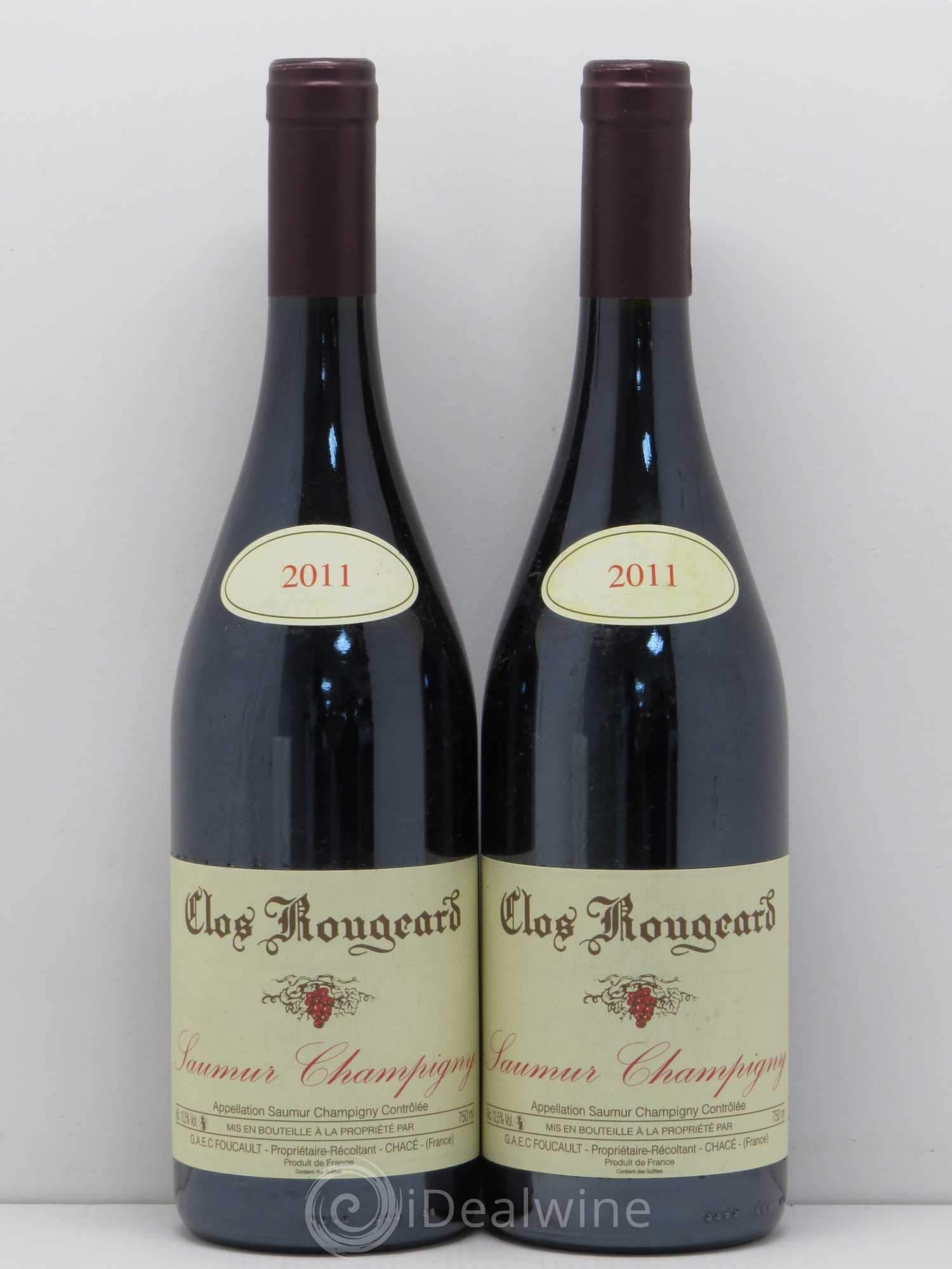 Saumur-Champigny Clos Rougeard (sans prix de réserve) 2011 - Lot de 2 bouteilles - 0