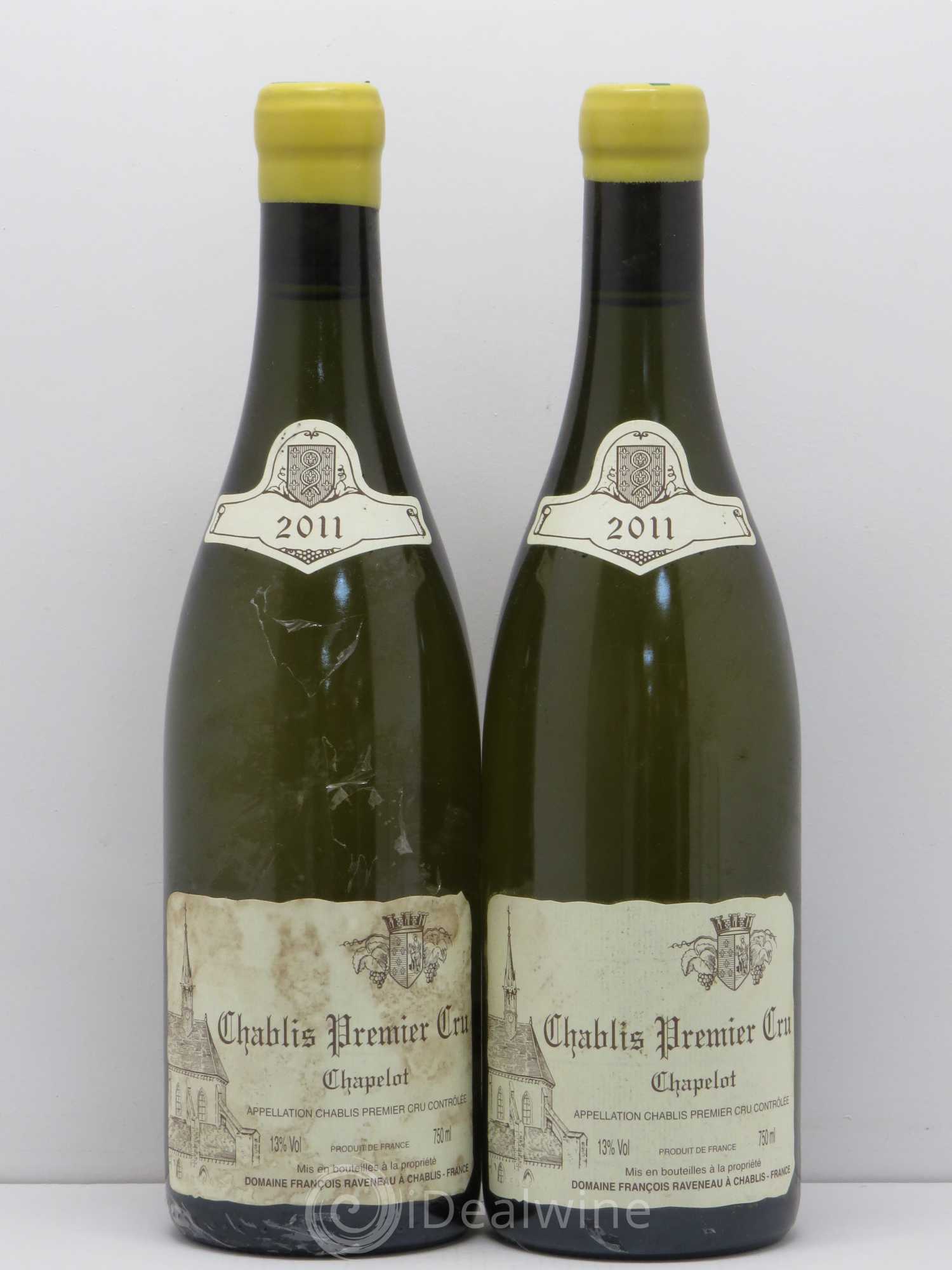 Chablis 1er Cru Chapelot Raveneau (Domaine) 2011 - Lot de 2 bouteilles - 0