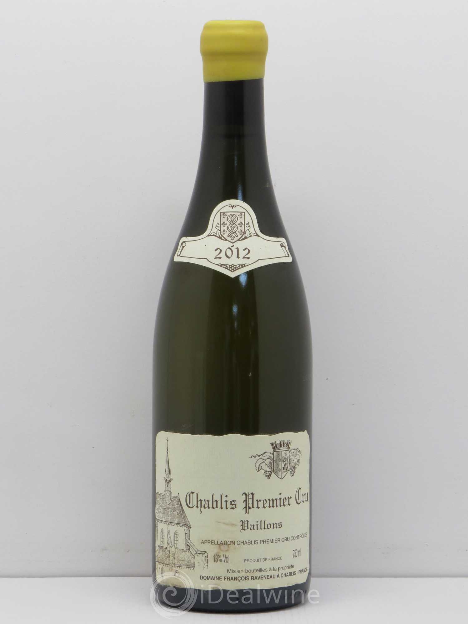 Chablis 1er Cru Vaillons Raveneau (Domaine) 2012 - Lot de 1 bouteille - 0