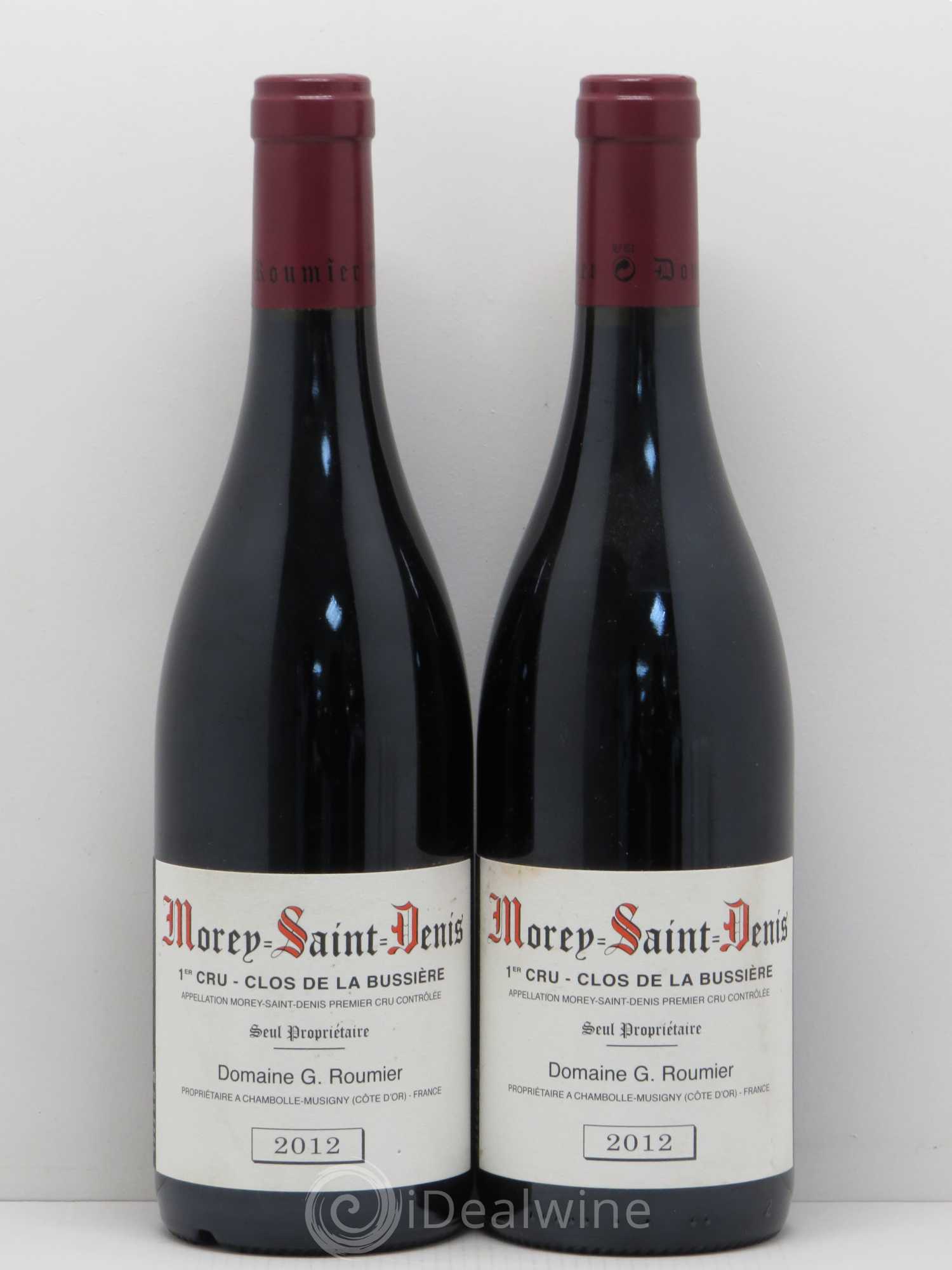Morey-Saint-Denis 1er Cru Clos de la Bussière Georges Roumier (Domaine) 2012 - Lot de 2 bouteilles - 0