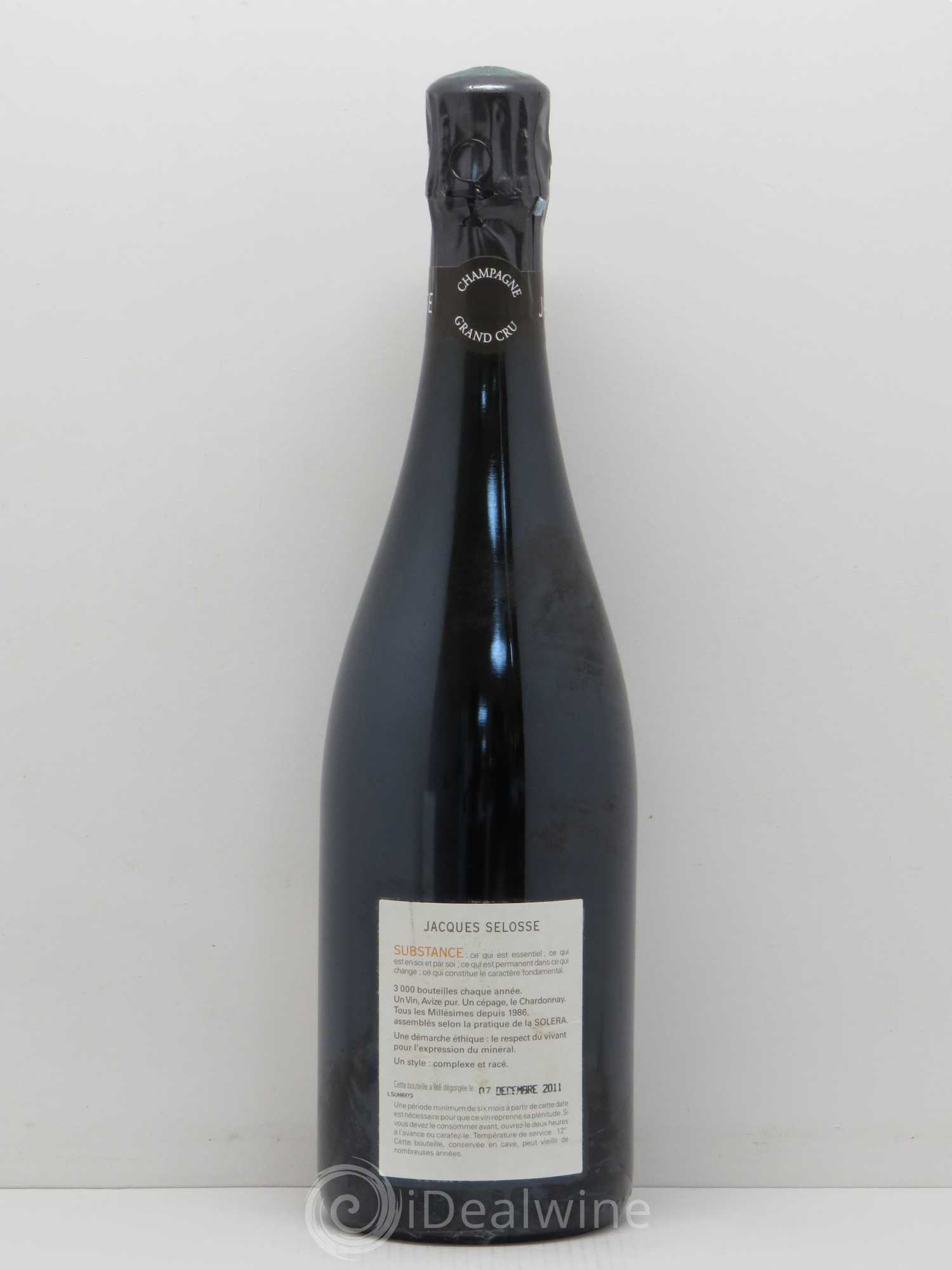 Substance Jacques Selosse - Lot de 1 bouteille - 1