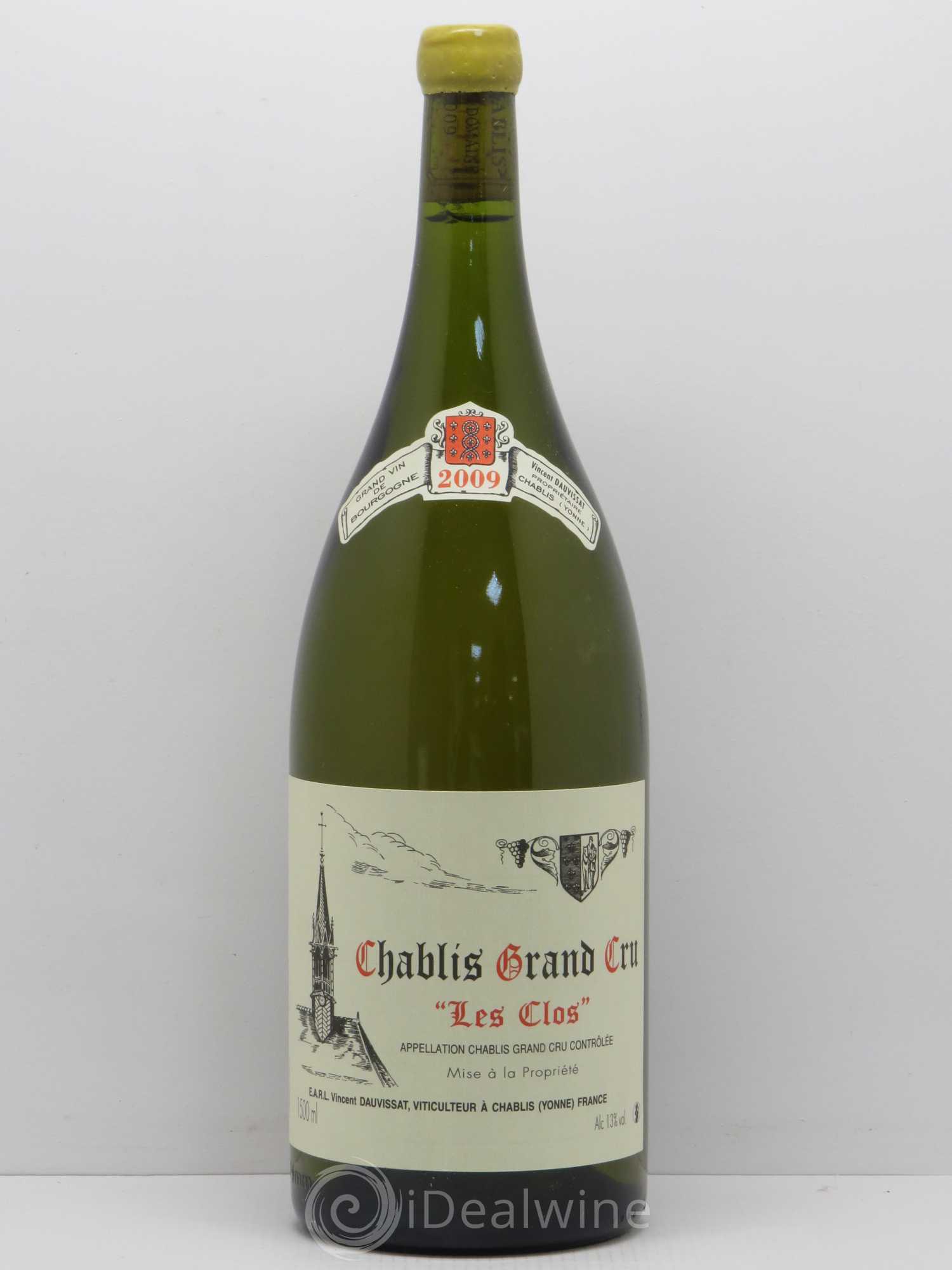 Chablis Grand Cru Les Clos Vincent Dauvissat (Domaine) 2009 - Lot de 1 magnum - 0